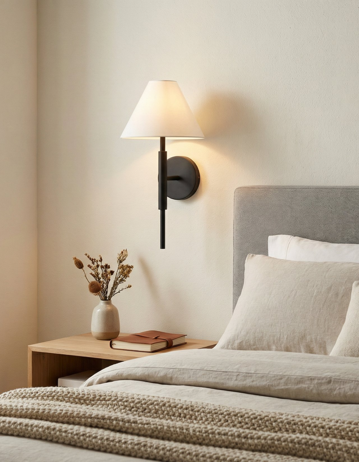 Parlor 1-Light Wall Sconce - Black#Finish_Black