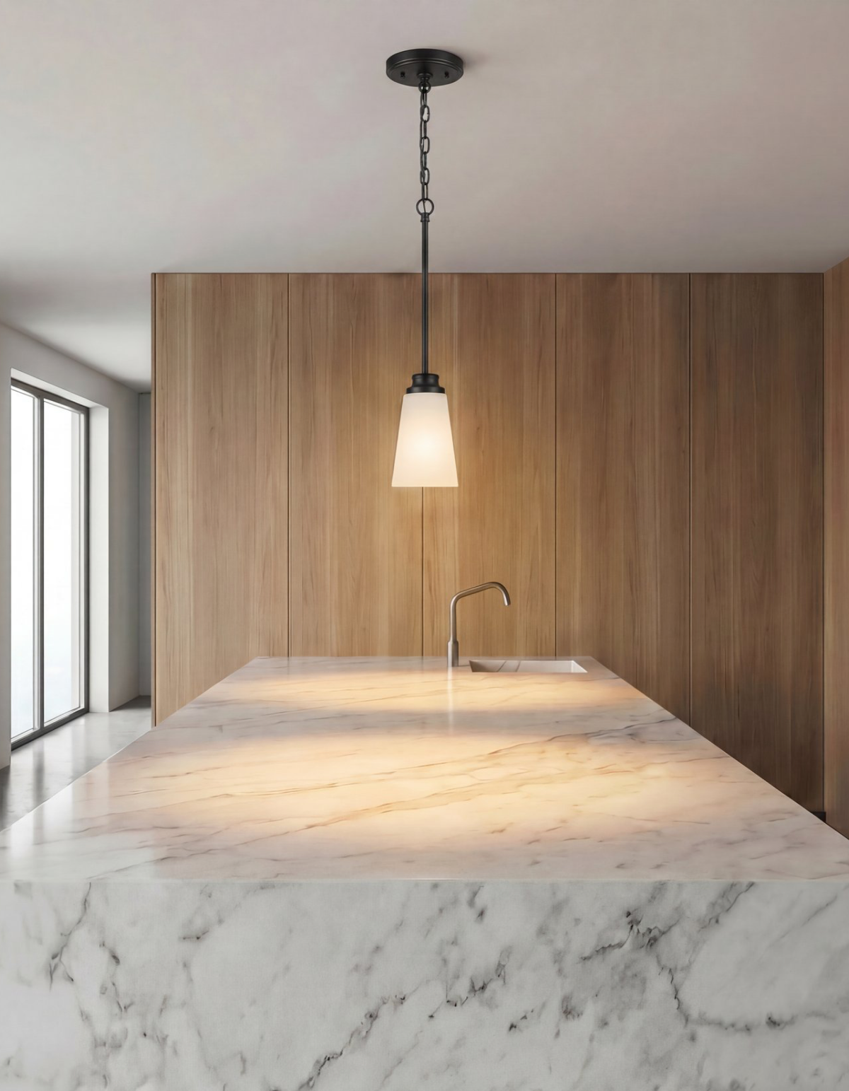 LIMA 1-Light Pendant - Black#Finish_Black
