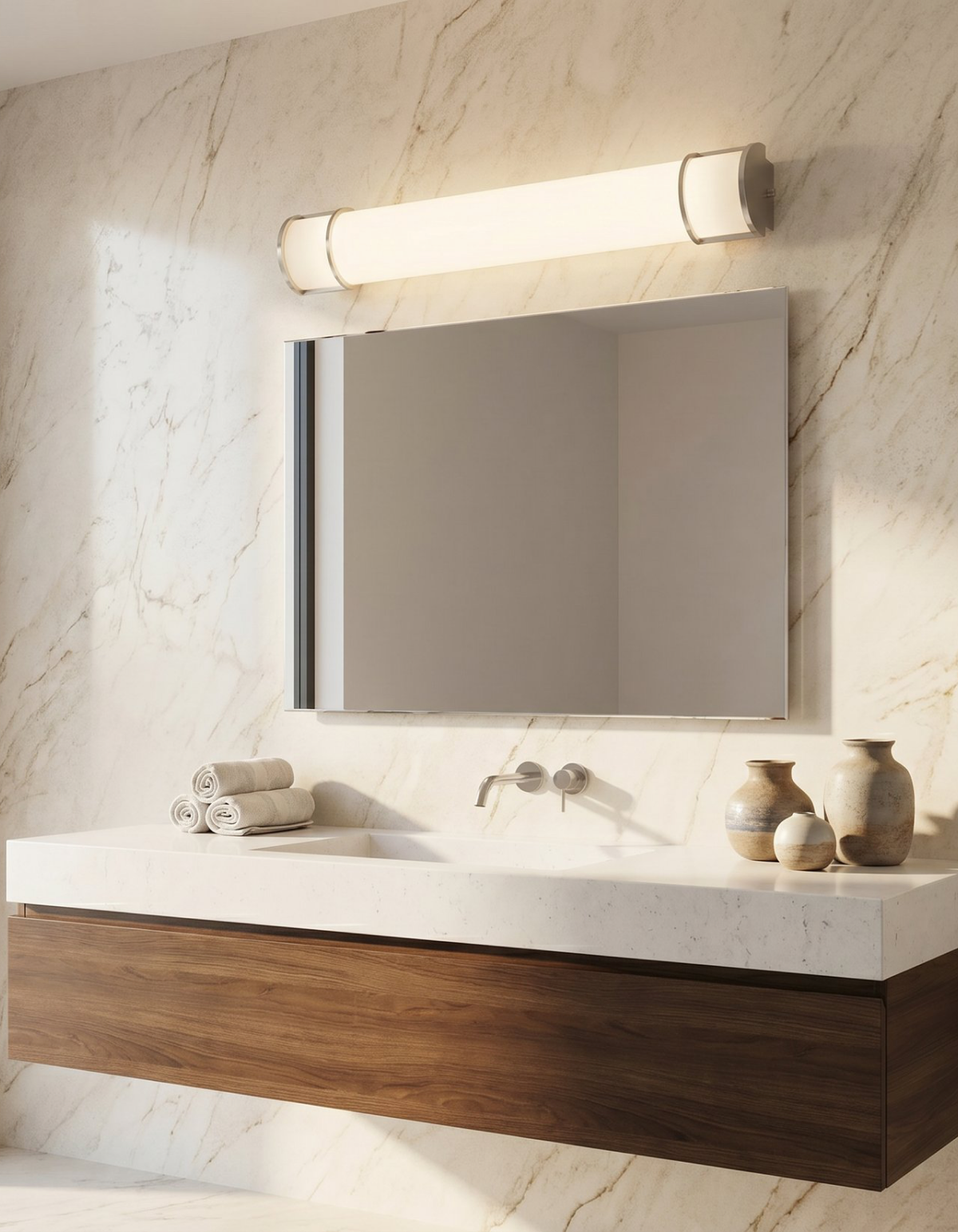 DAWN 36" LED Linear Vanity - Brushed Nickel#Finish_Brushed Nickel
