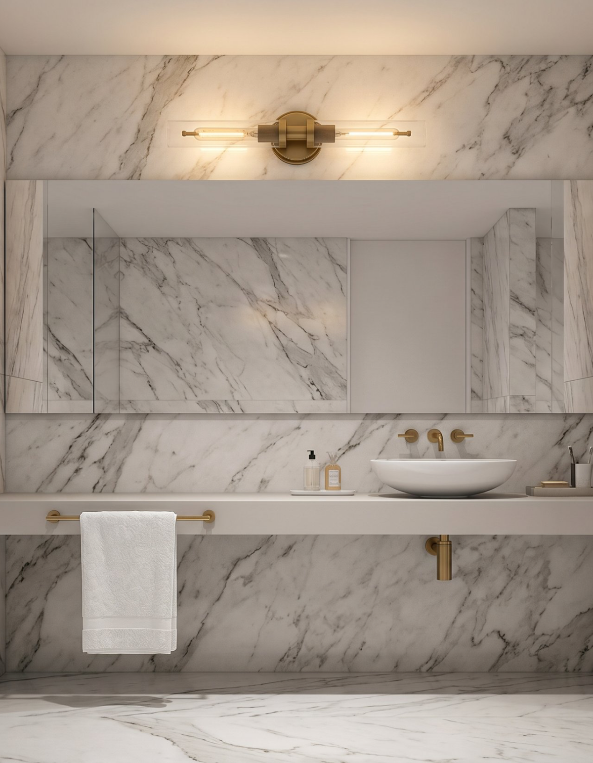 Soho 2-Light Wall Sconce - Satin Brass#Finish_Satin Brass