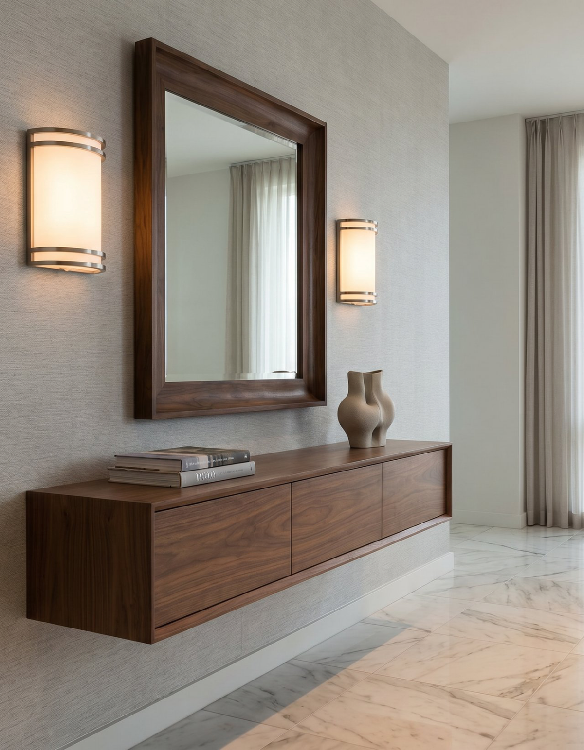 DAWN 10" Wall Sconce - Brushed Nickel#Finish_Brushed Nickel