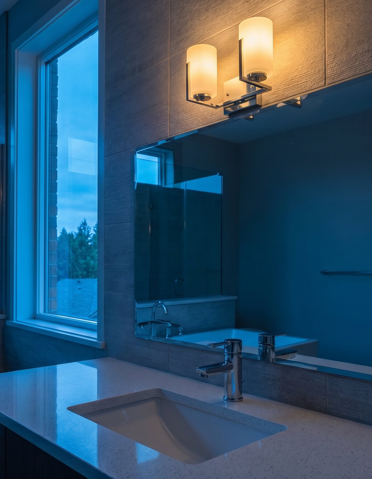 Bella 2-Light Vanity Light - Chrome#Finish_Chrome