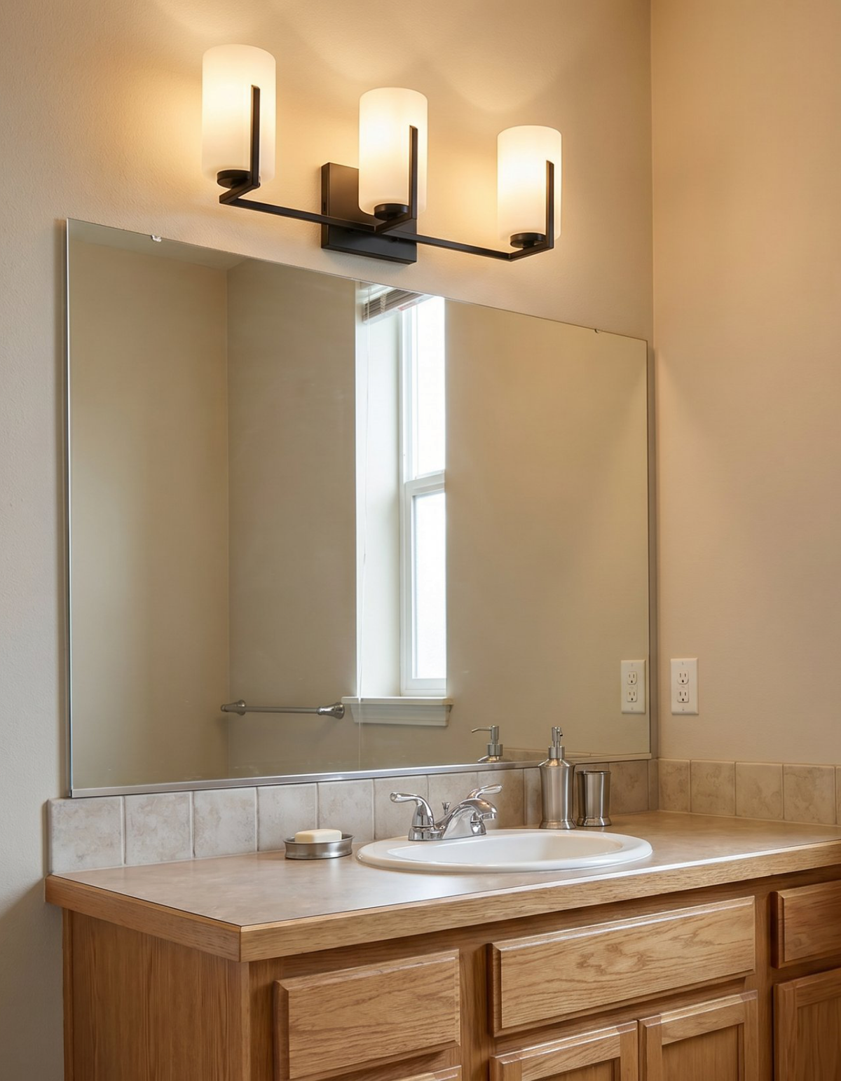 Bella 3-Light Vanity Light - Black#Finish_Black
