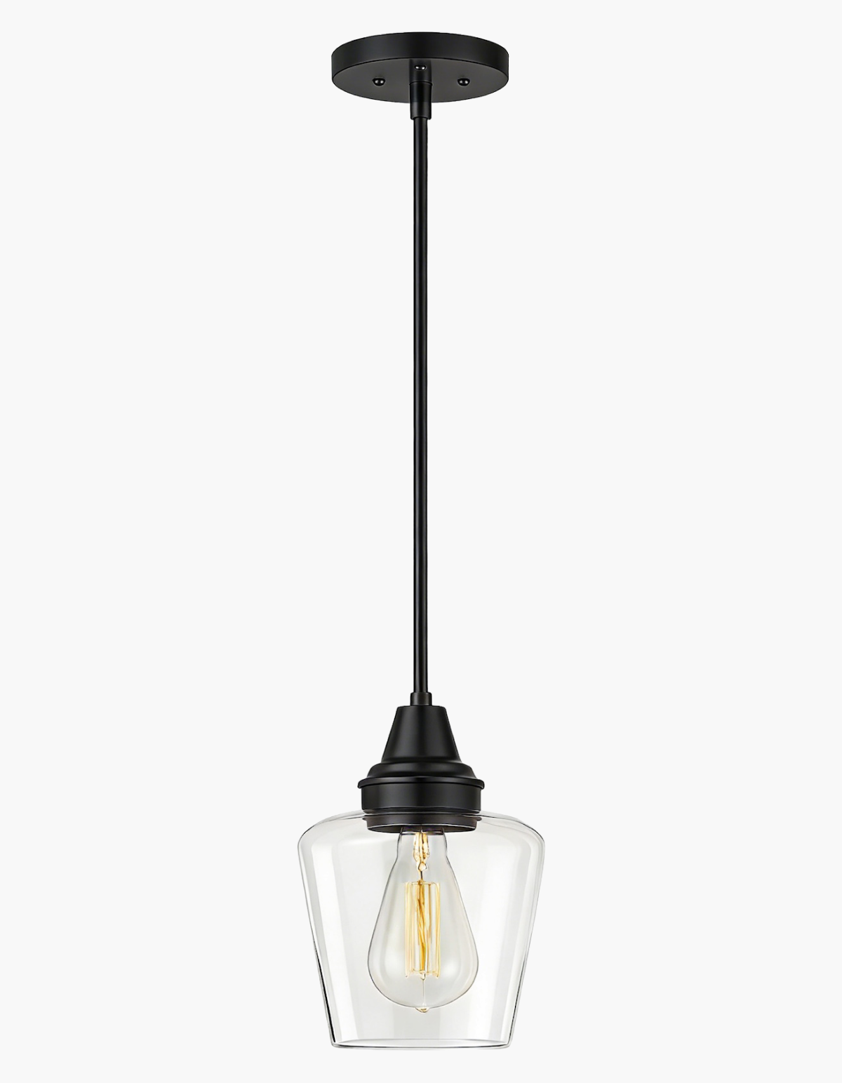 GILA 1-Light Pendant - Black#Finish_Black