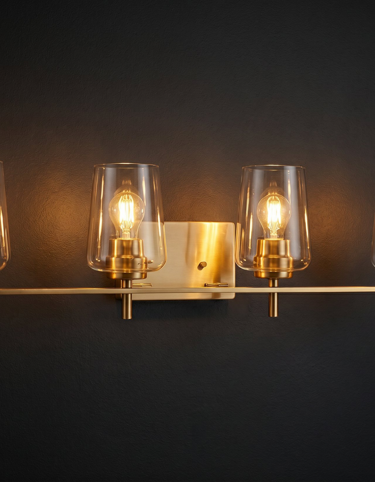 GILA 4-Light Vanity - Satin Gold#Finish_Satin Gold