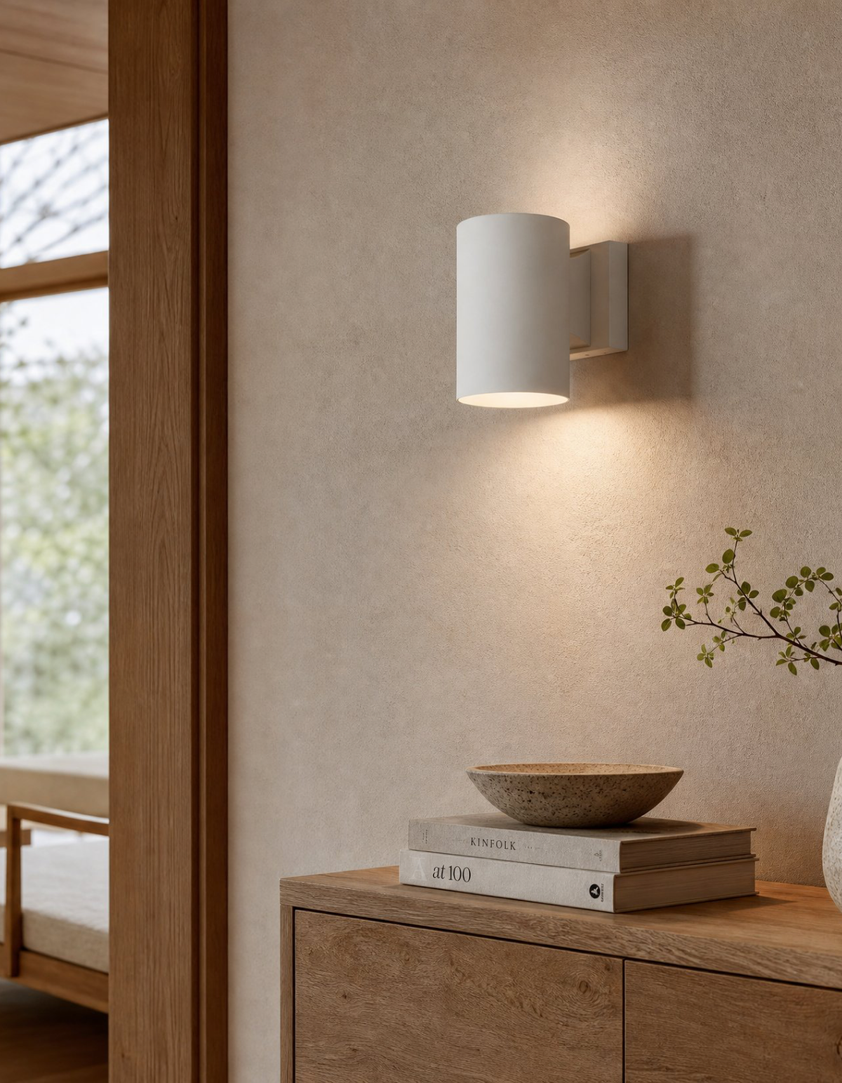 Pioneer 1-Light Up/Down Sconce - White#Finish_White