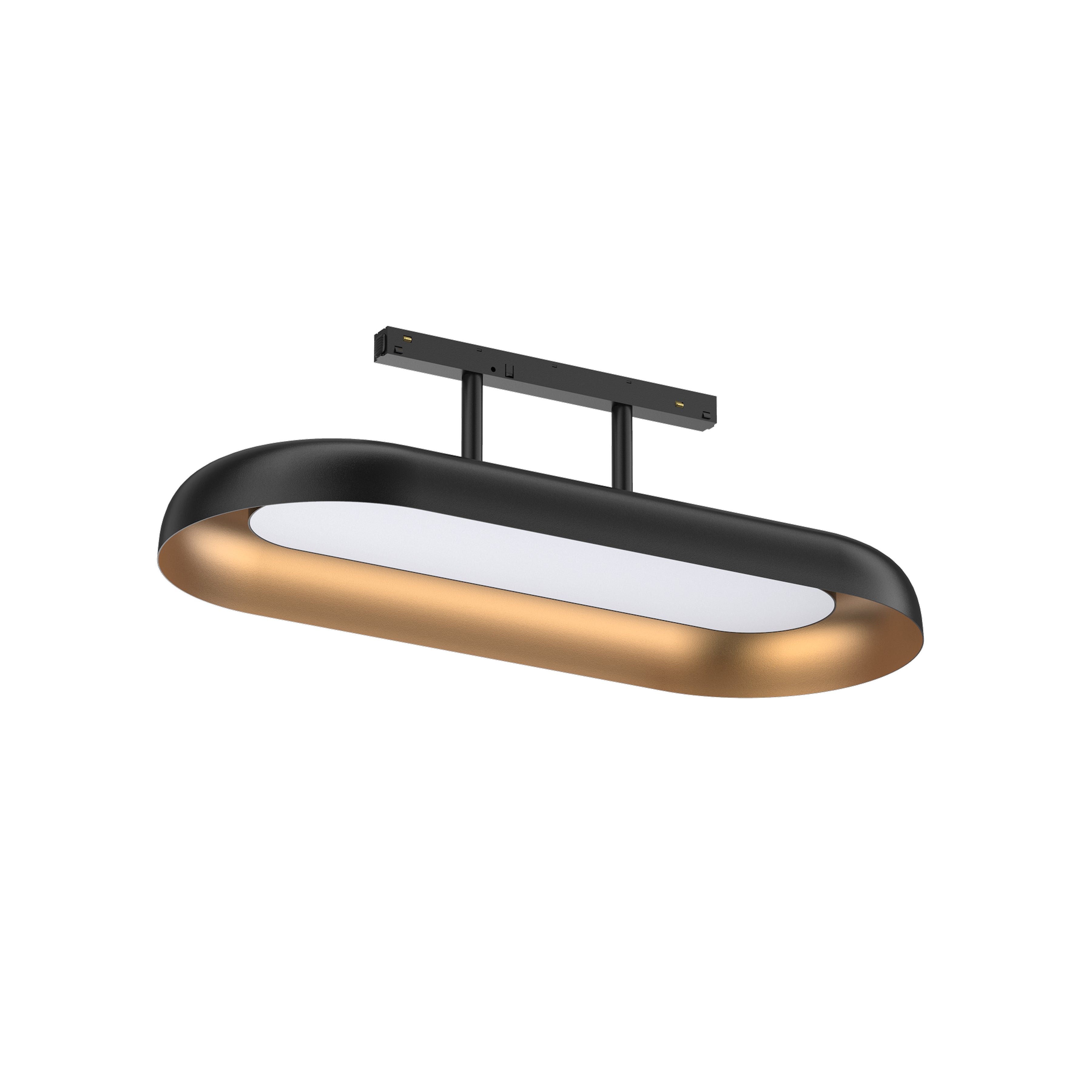 MOD Long oval linear pendant