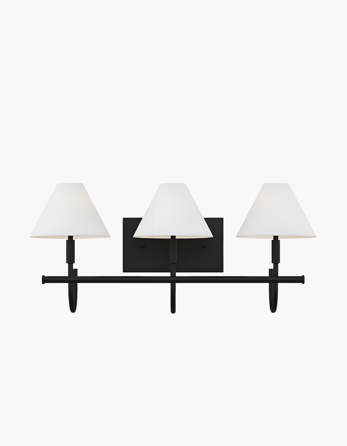Parlor 3-Light Vanity Light - Black#Finish_Black