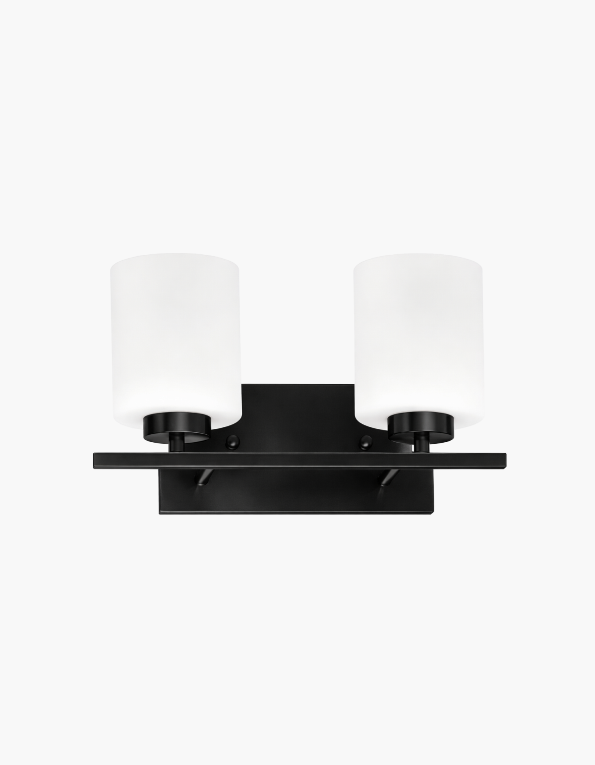 Lila 2-Light Vanity Light - Black#Finish_Black