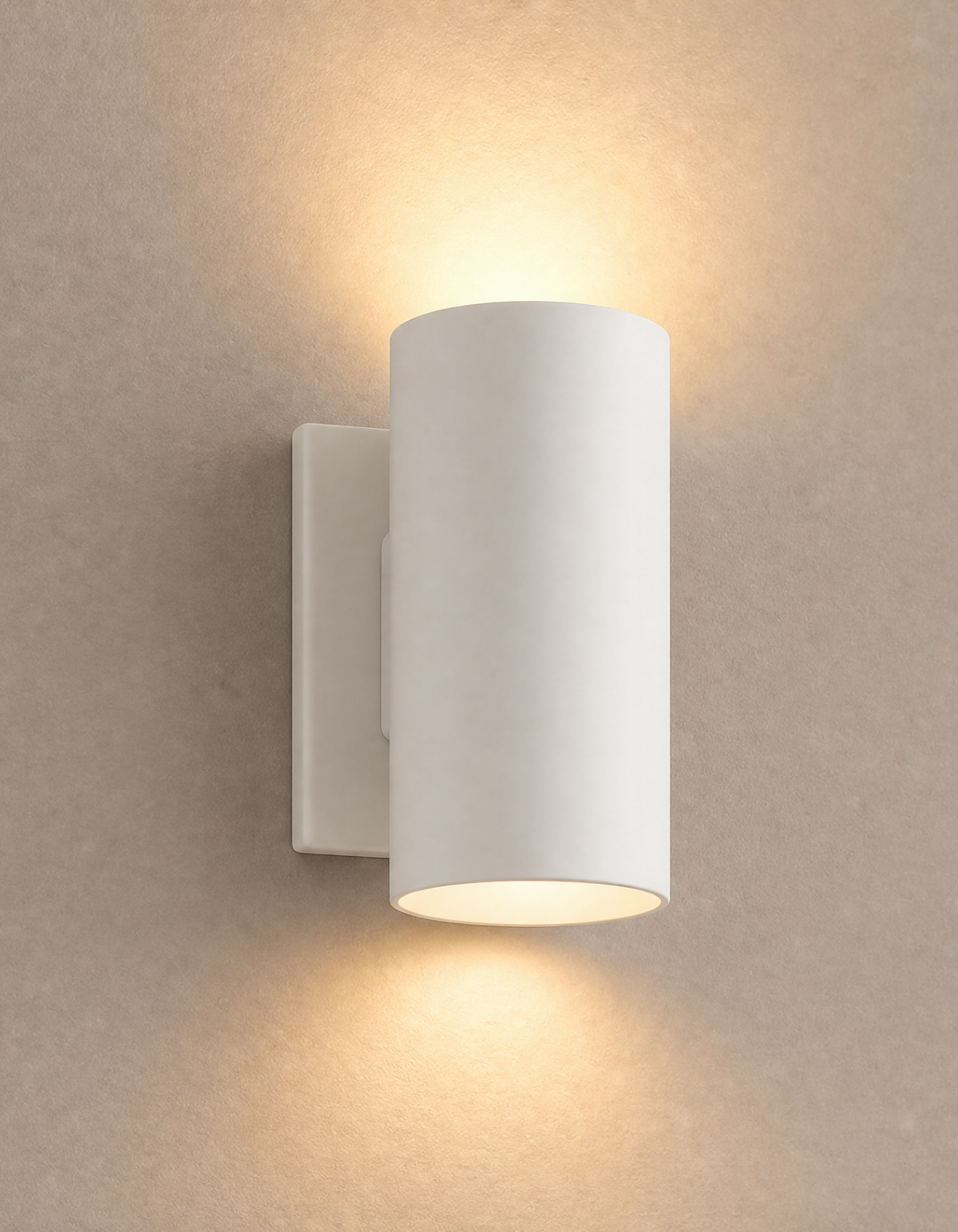 PIONEER 1-Light Outdoor Up/Down Wall Sconce - White#Finish_White