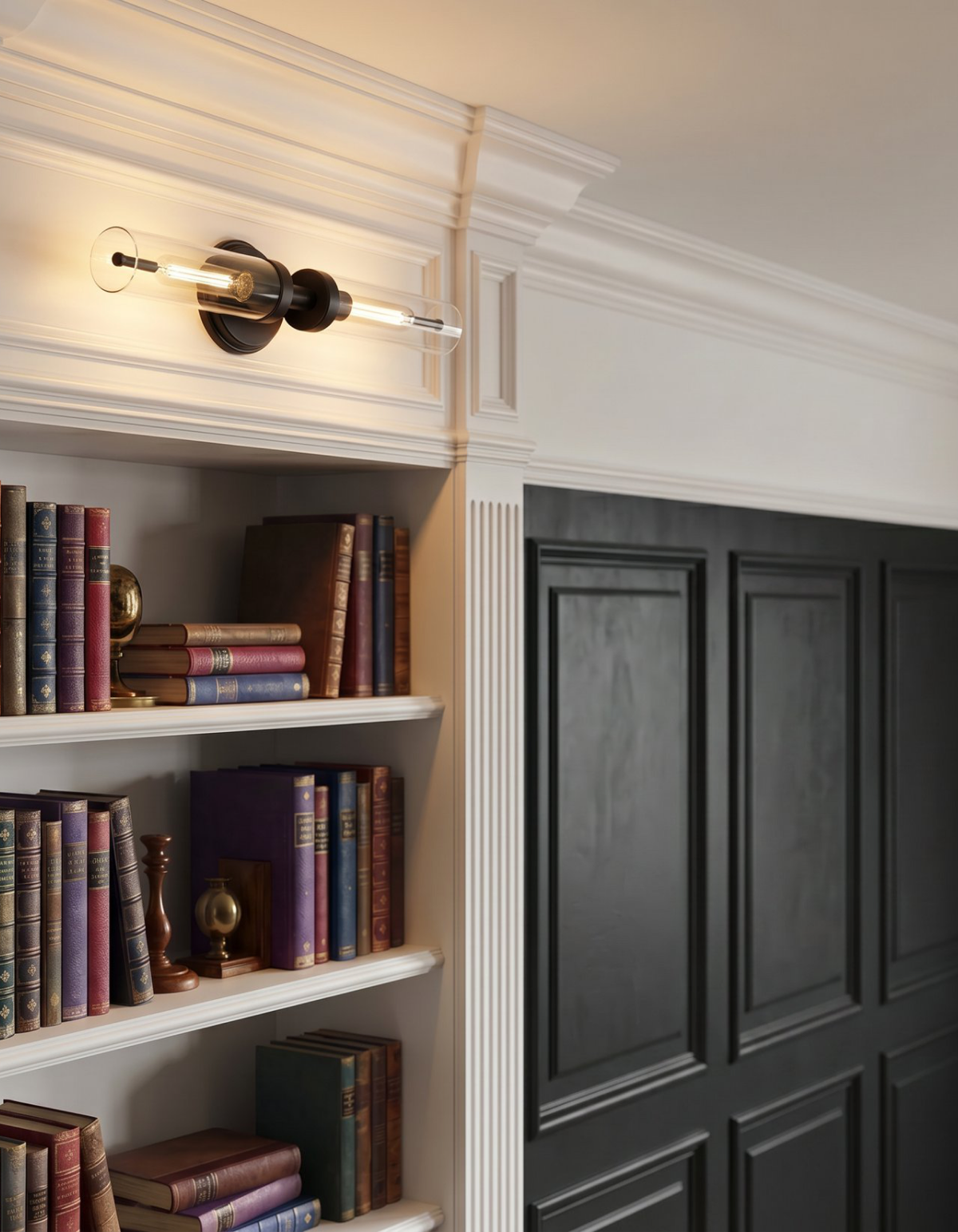 SOHO 1-Light Wall Sconce - Black#Finish_Black