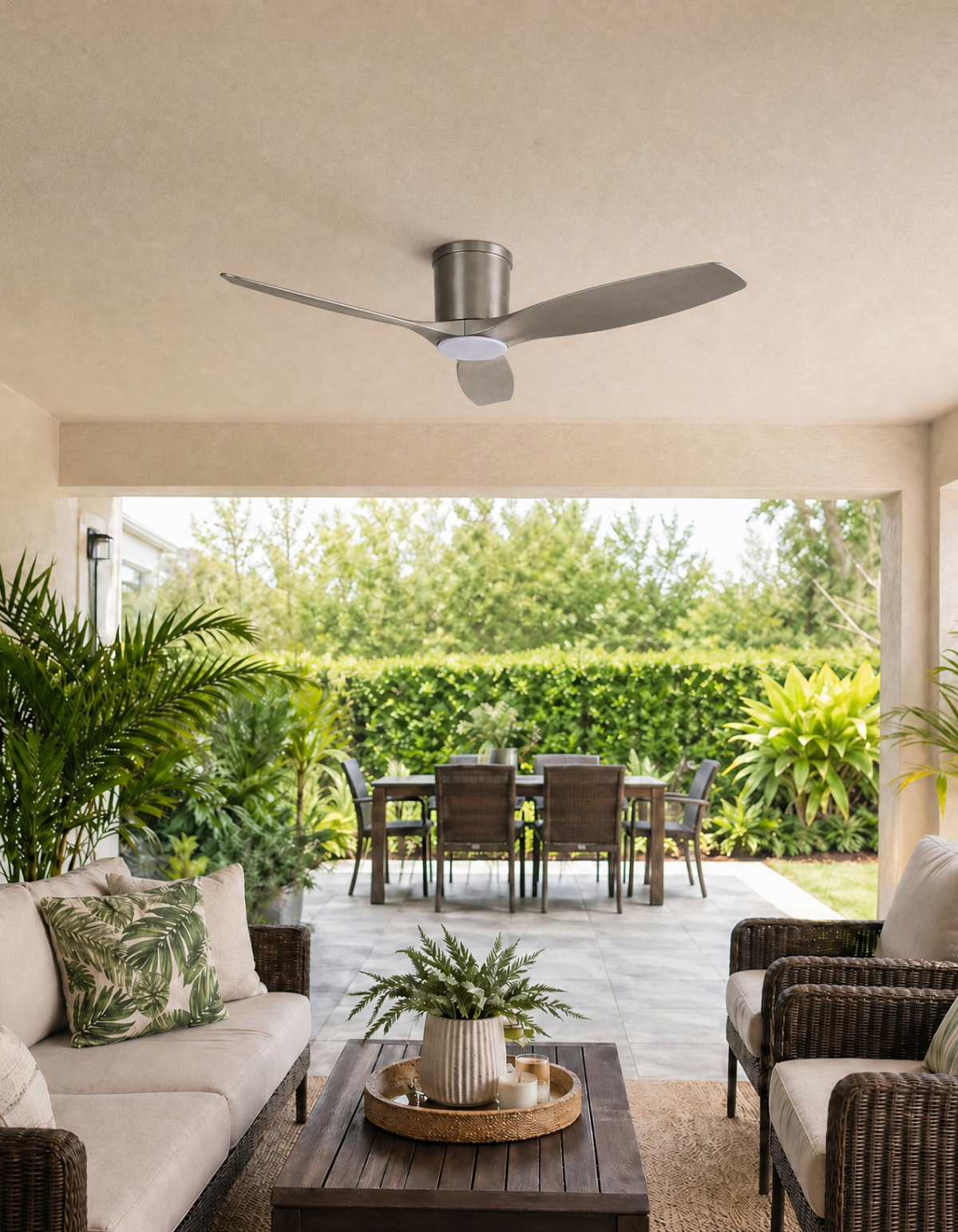 Savannah 42-in. Ceiling Fan - Brushed Nickel & Silver#Finish_Brushed Nickel & Silver
