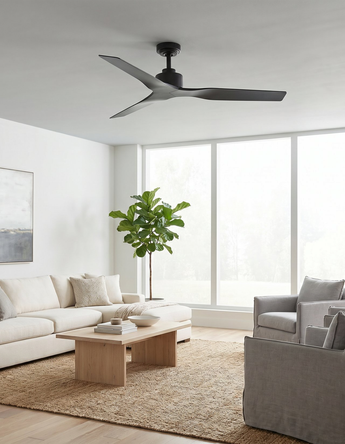 Skylark 52-in. Ceiling Fan - Black#Finish_Black