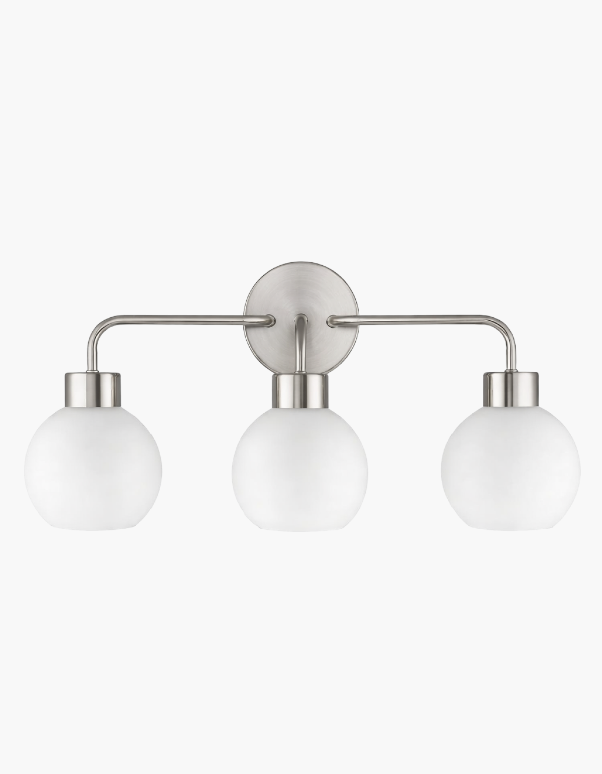 Opal 3-Light Vanity Light - Brushed Nickel#Finish_Brushed Nickel