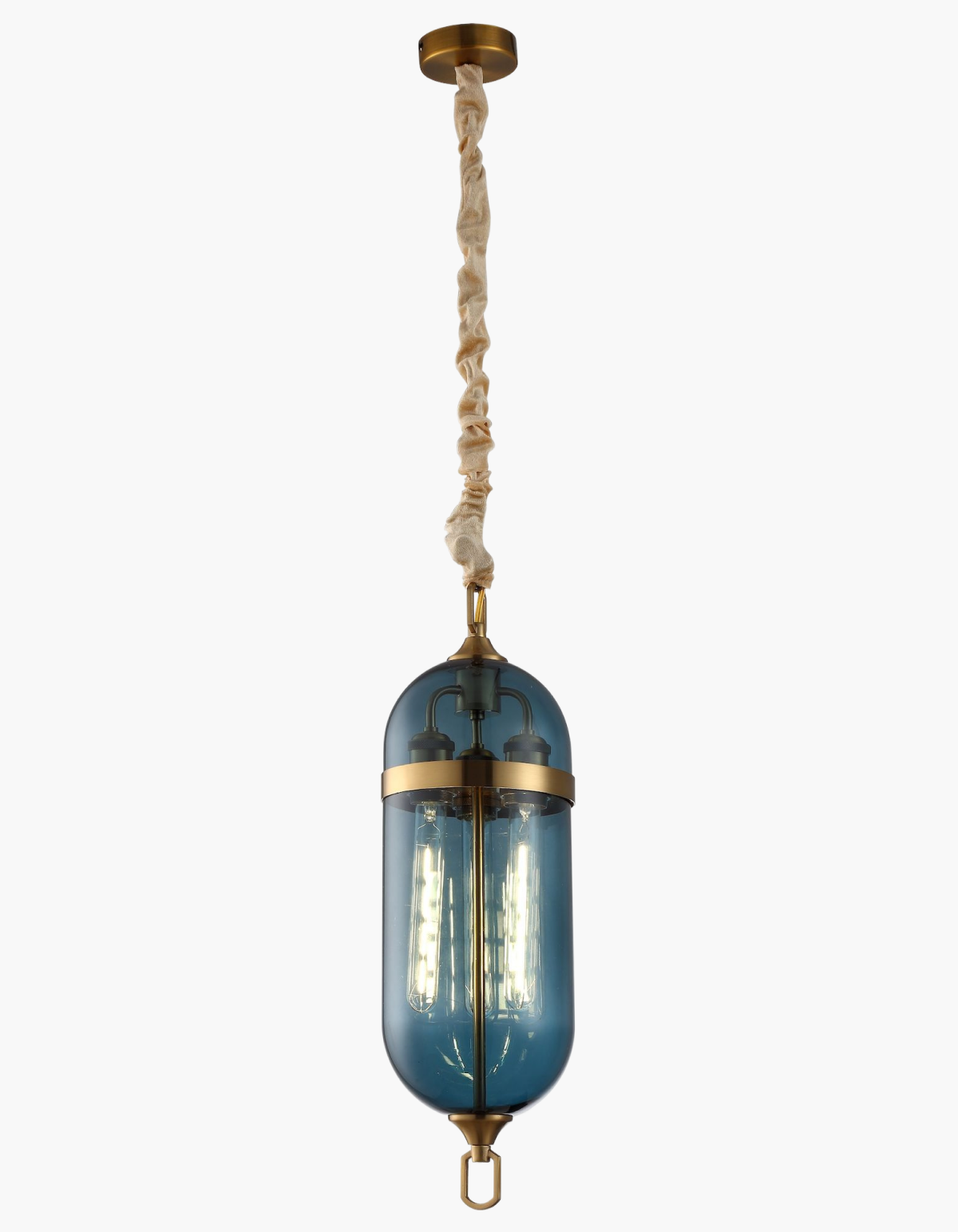 Calder 20-in. Kitchen Pill Pendant - Tinted & Blown Artisan Glass#Glass_Tinted & Blown Artisan Glass