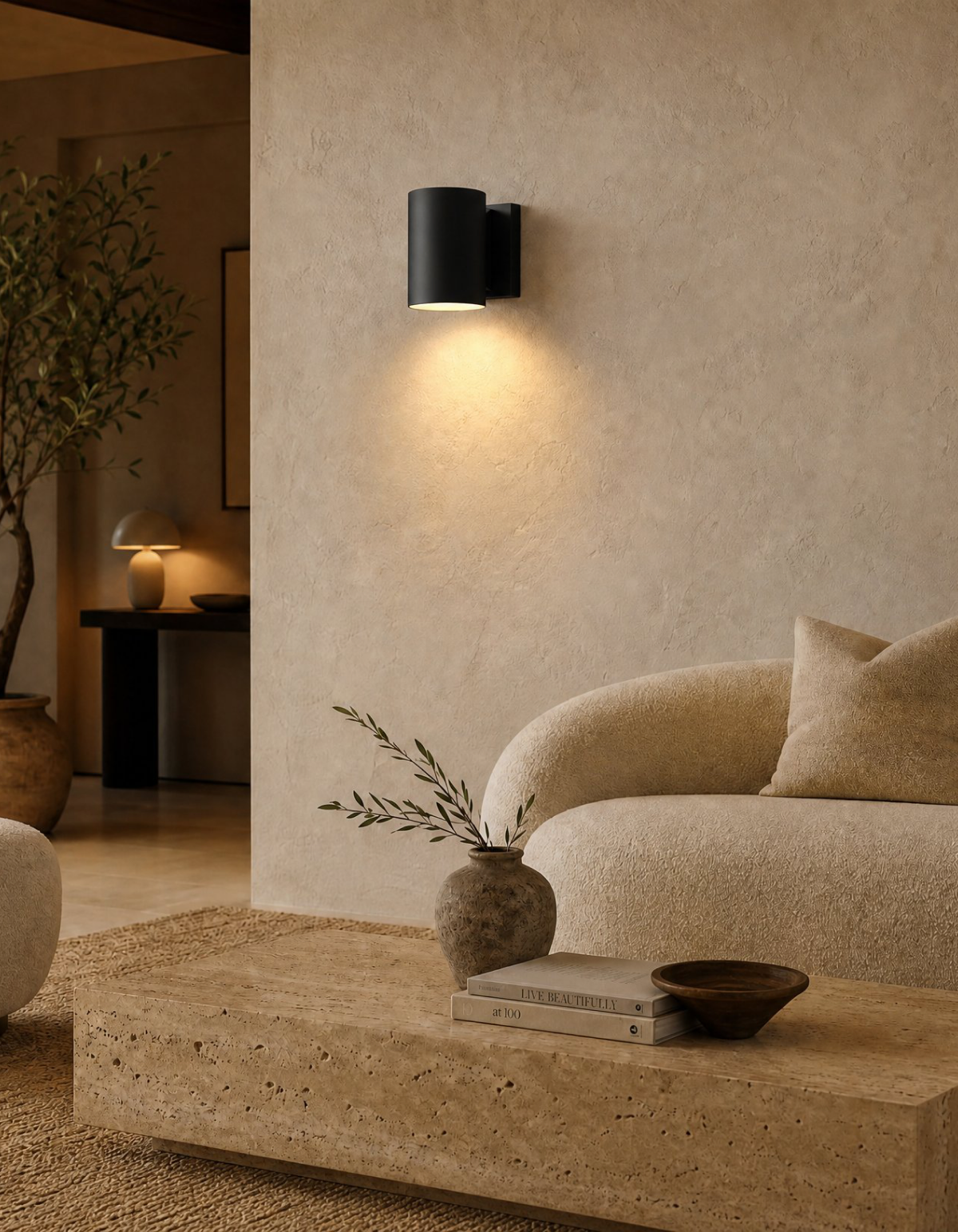 Pioneer 1-Light Up/Down Sconce - Black#Finish_Black