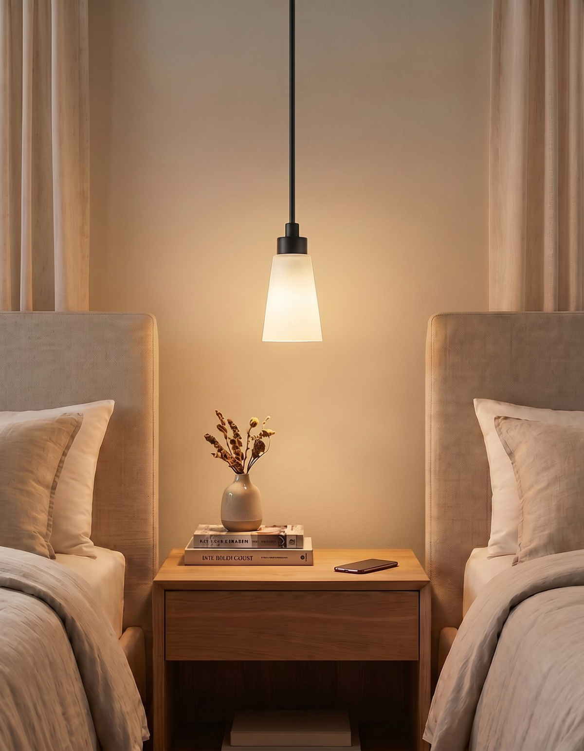 LIMA 1-Light Pendant - Black#Finish_Black