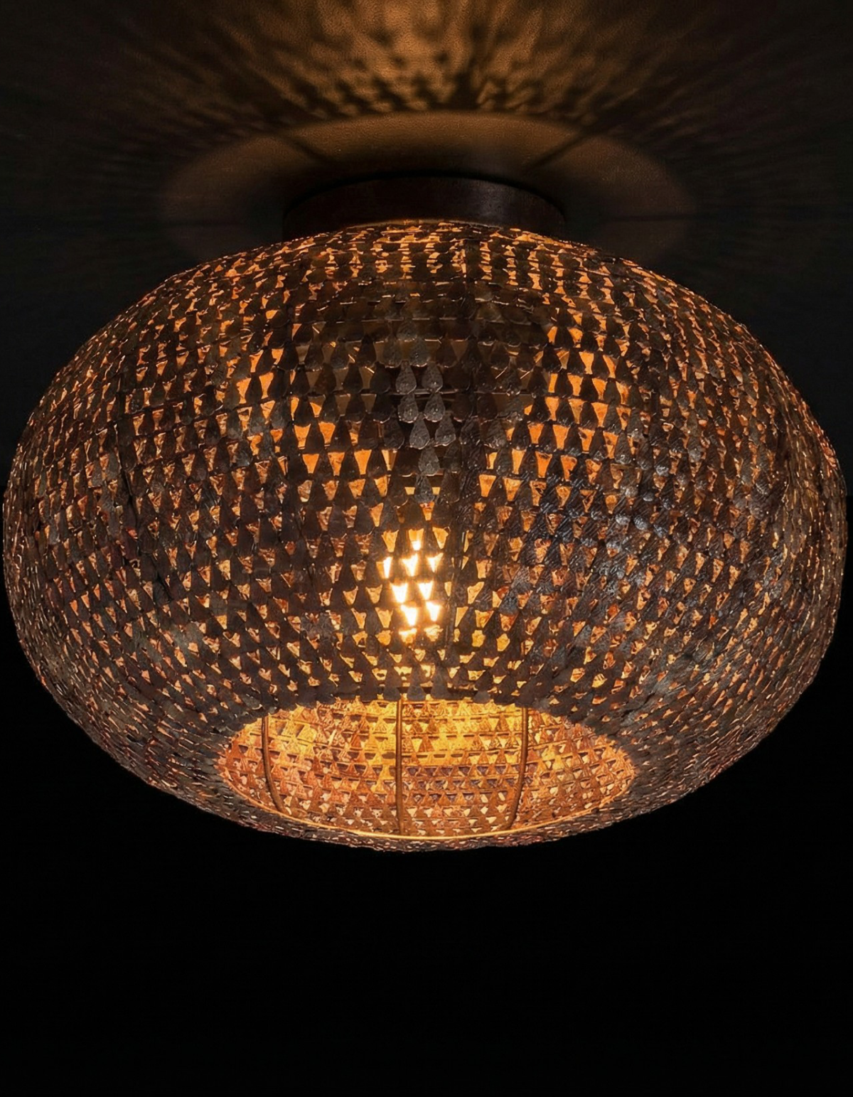 CAVA 16-in. Pendant, Aged Copper Finish - Aged Copper#Finish_Aged Copper