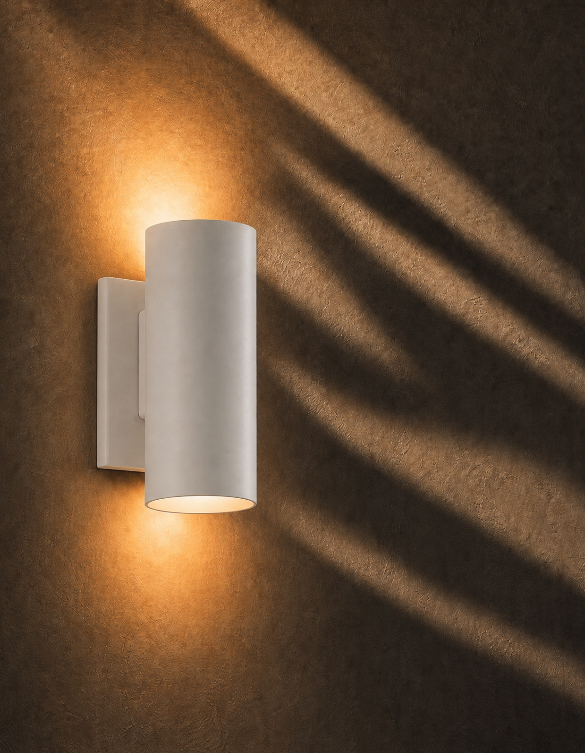 PIONEER 1-Light Outdoor Up/Down Wall Sconce - White#Finish_White