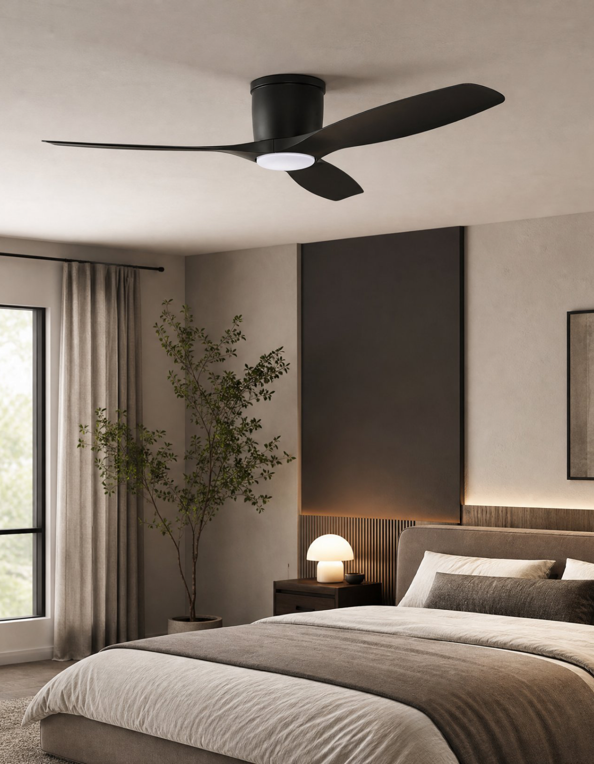 Savannah 42-in. Ceiling Fan - Black#Finish_Black