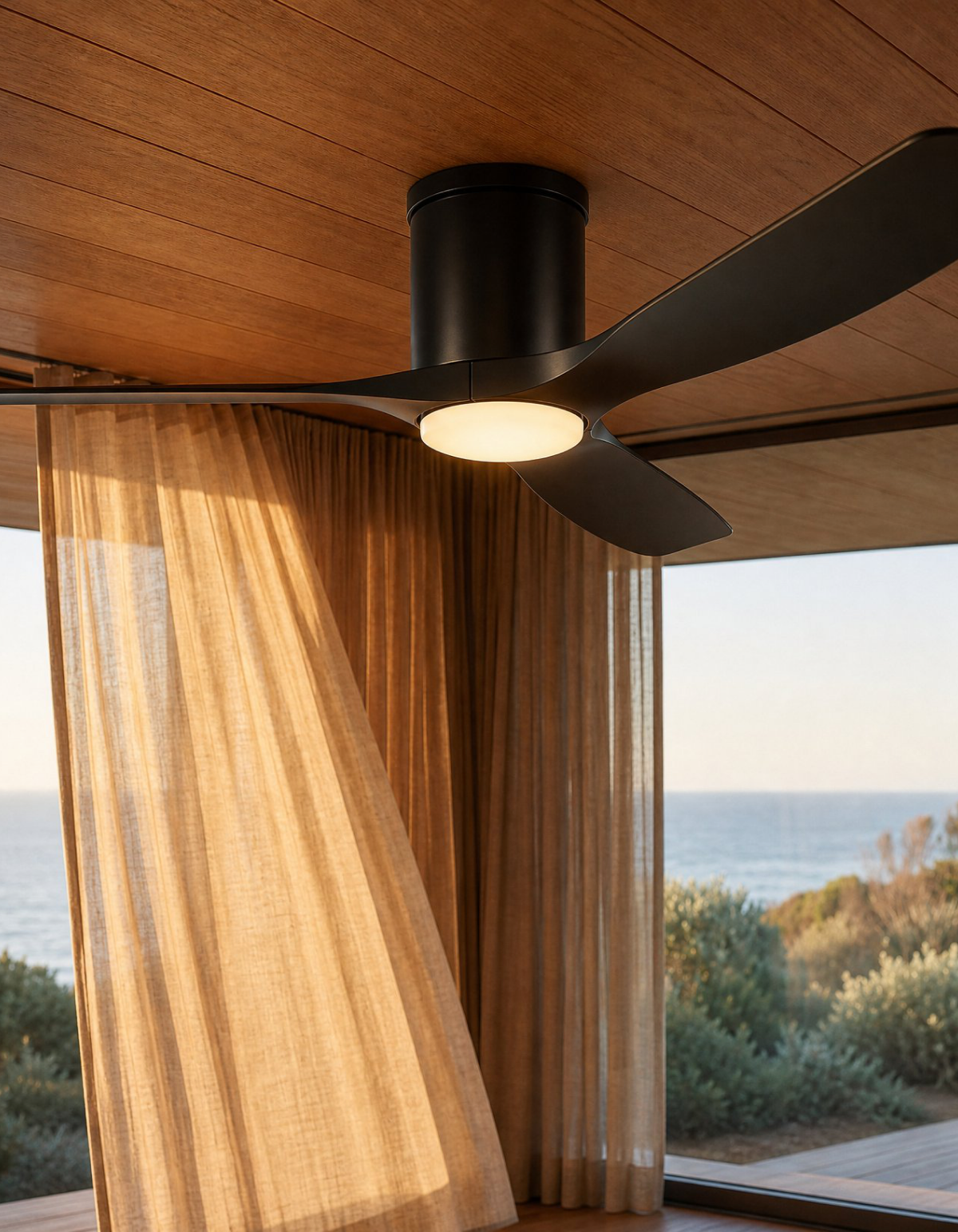 Savannah 42-in. Ceiling Fan - Black#Finish_Black