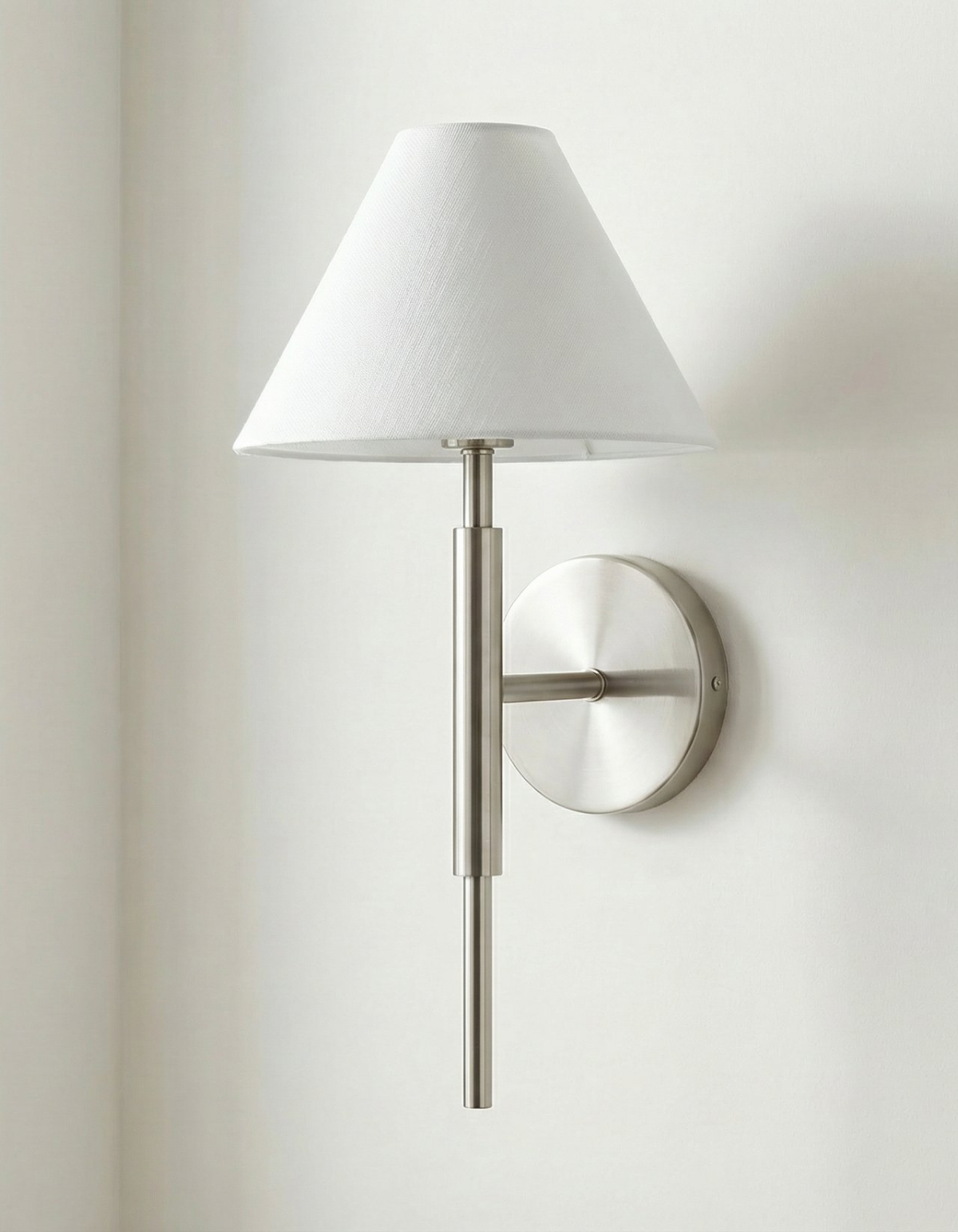 Parlor 1-Light Wall Sconce - Brushed Nickel#Finish_Brushed Nickel