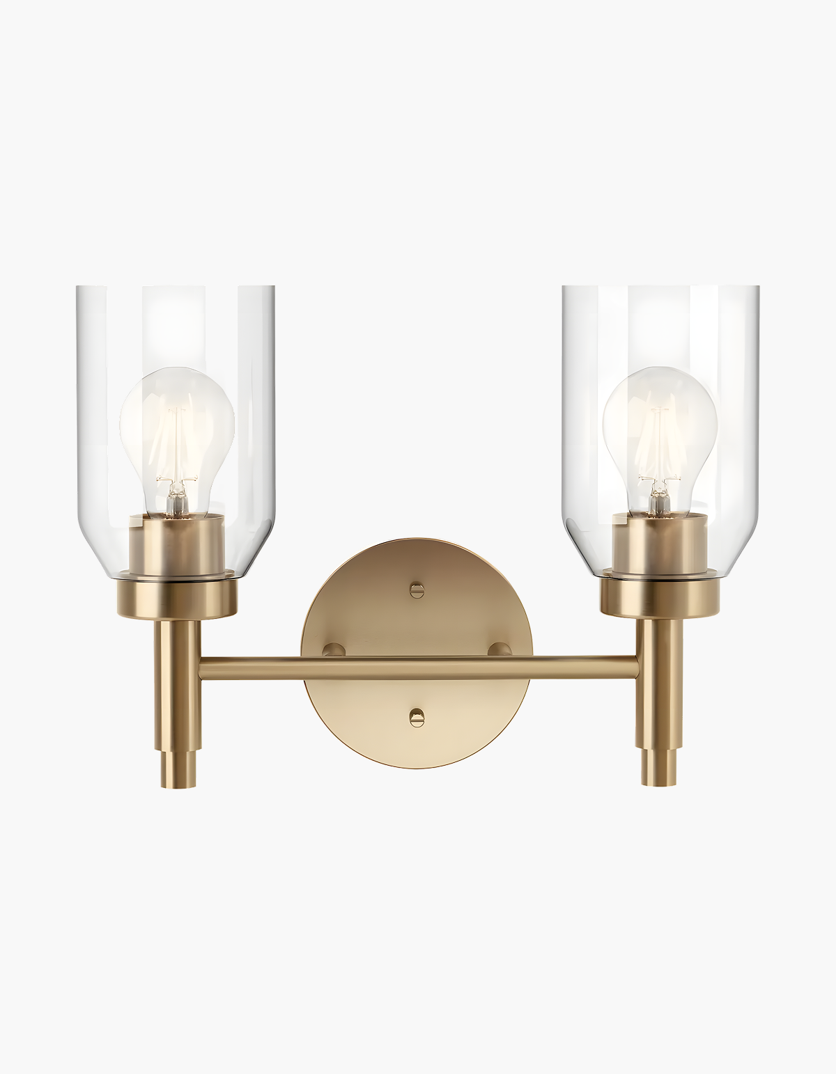 Kindle 2-Light Vanity Light - Satin Gold#Finish_Satin Gold