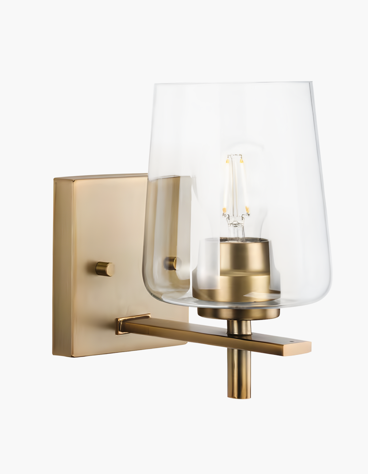 GILA 1-Light Wall Sconce - Satin Gold#Finish_Satin Gold