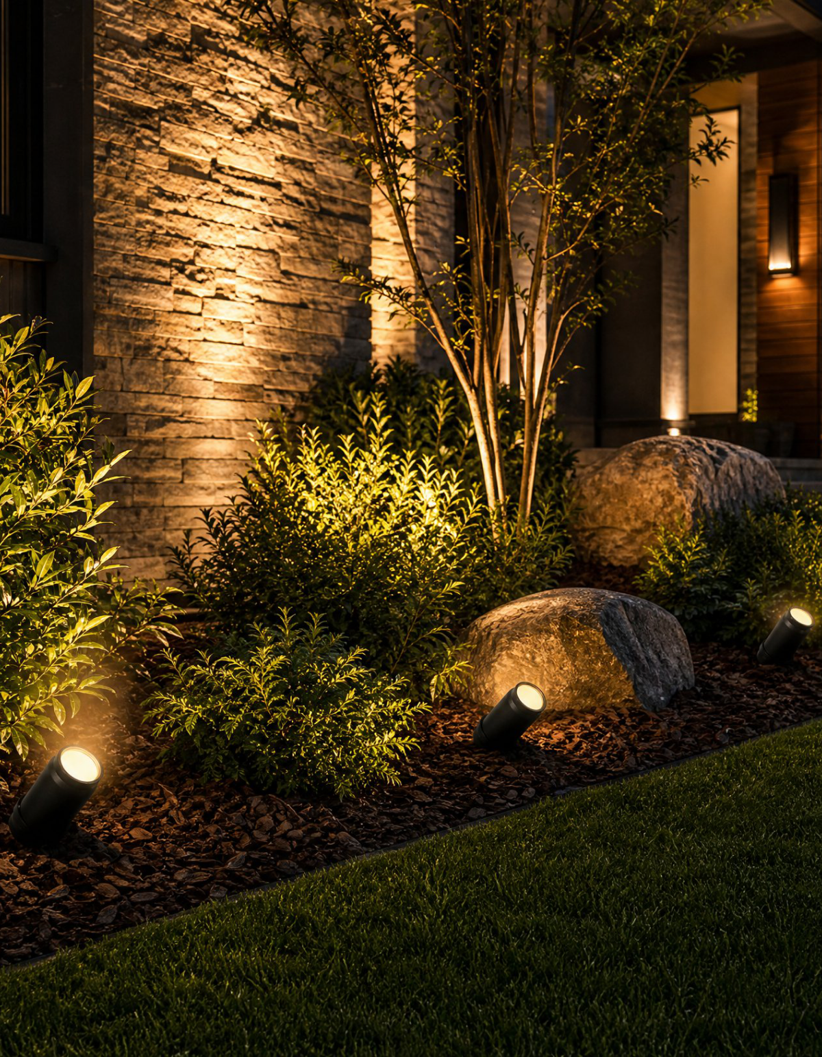 Still Landscape Flood Light - Black#Finish_Black