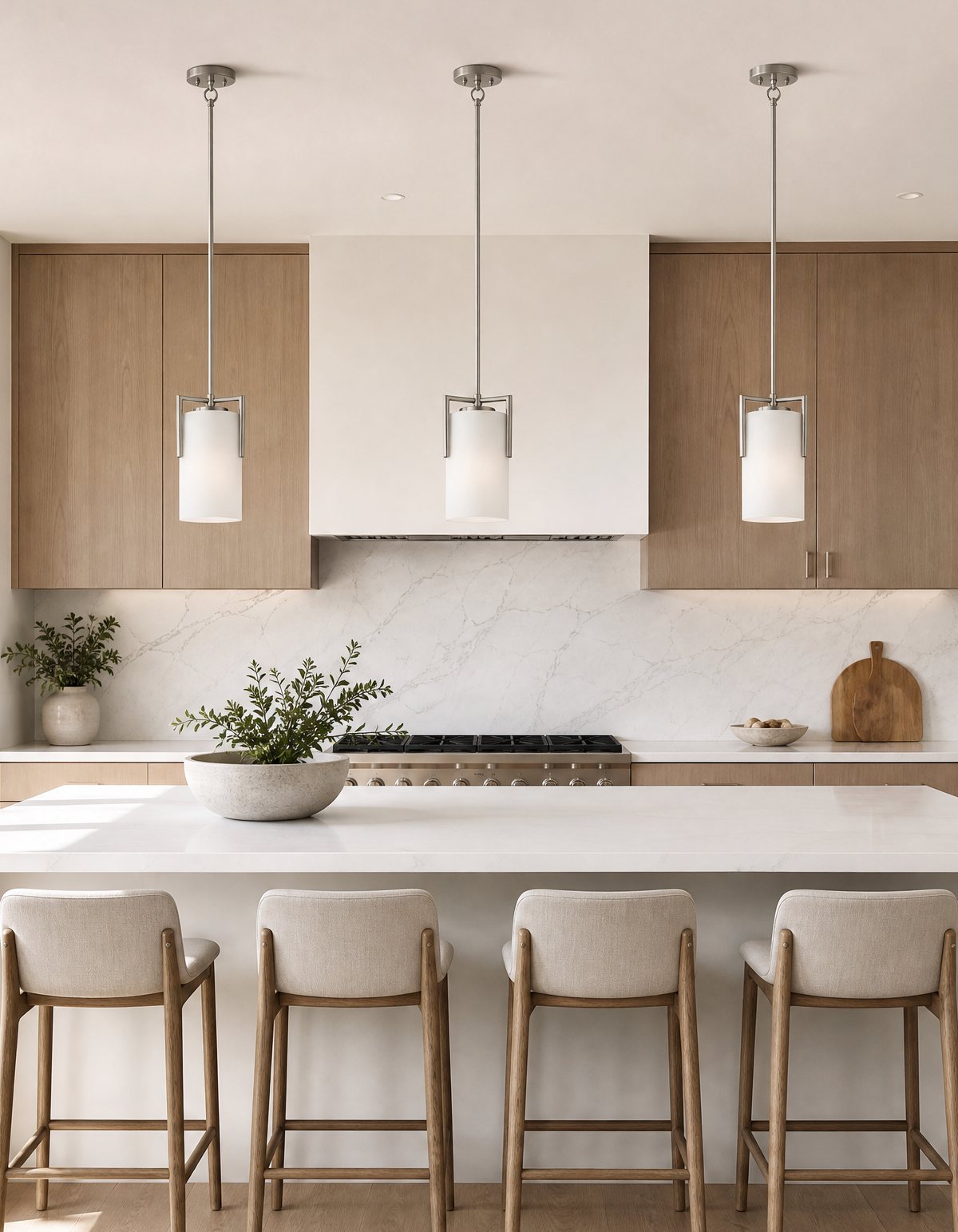 Bella Single Pendant - Brushed Nickel#Finish_Brushed Nickel
