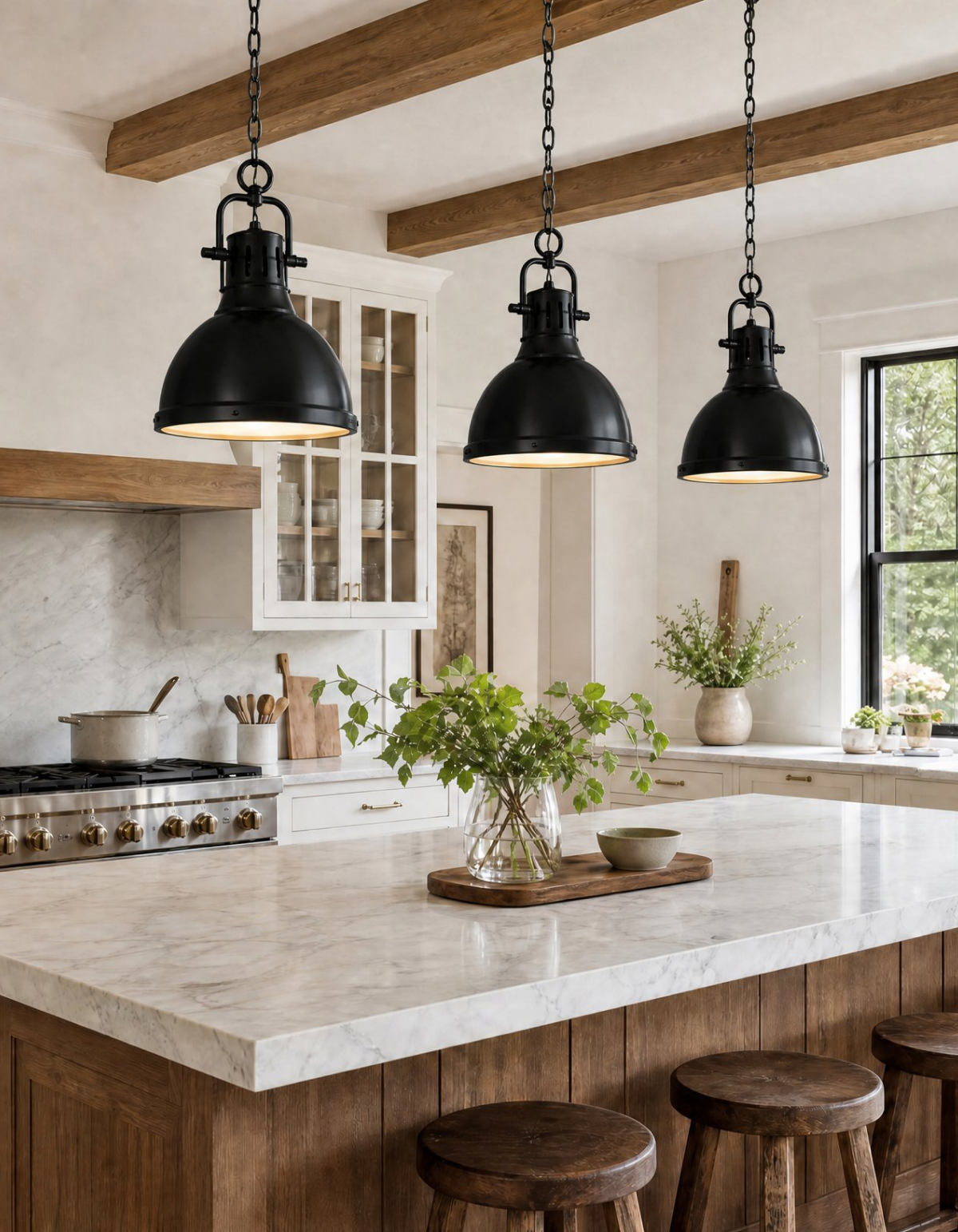 Foundry Single Pendant - Black#Finish_Black