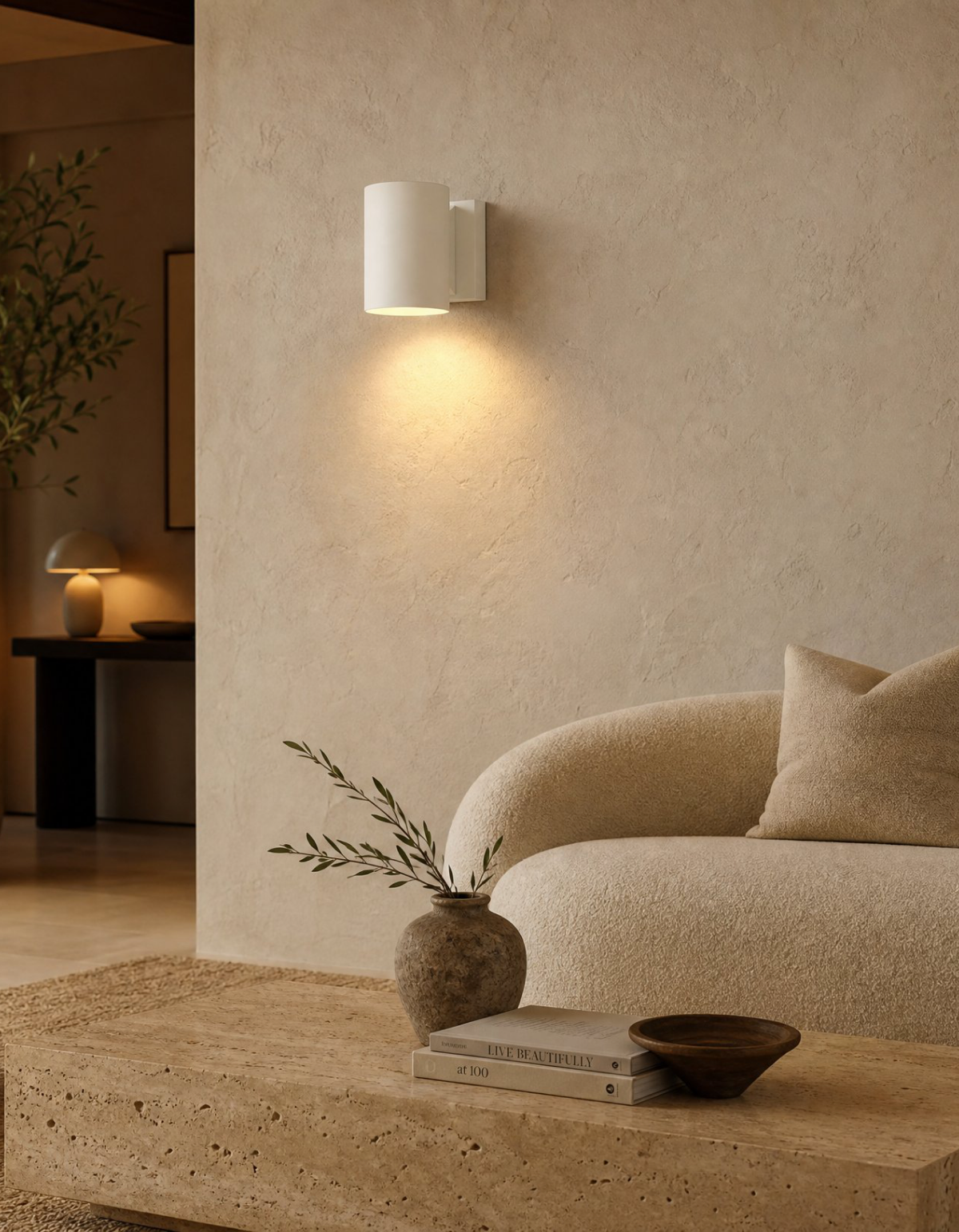 Pioneer 1-Light Up/Down Sconce - White#Finish_White