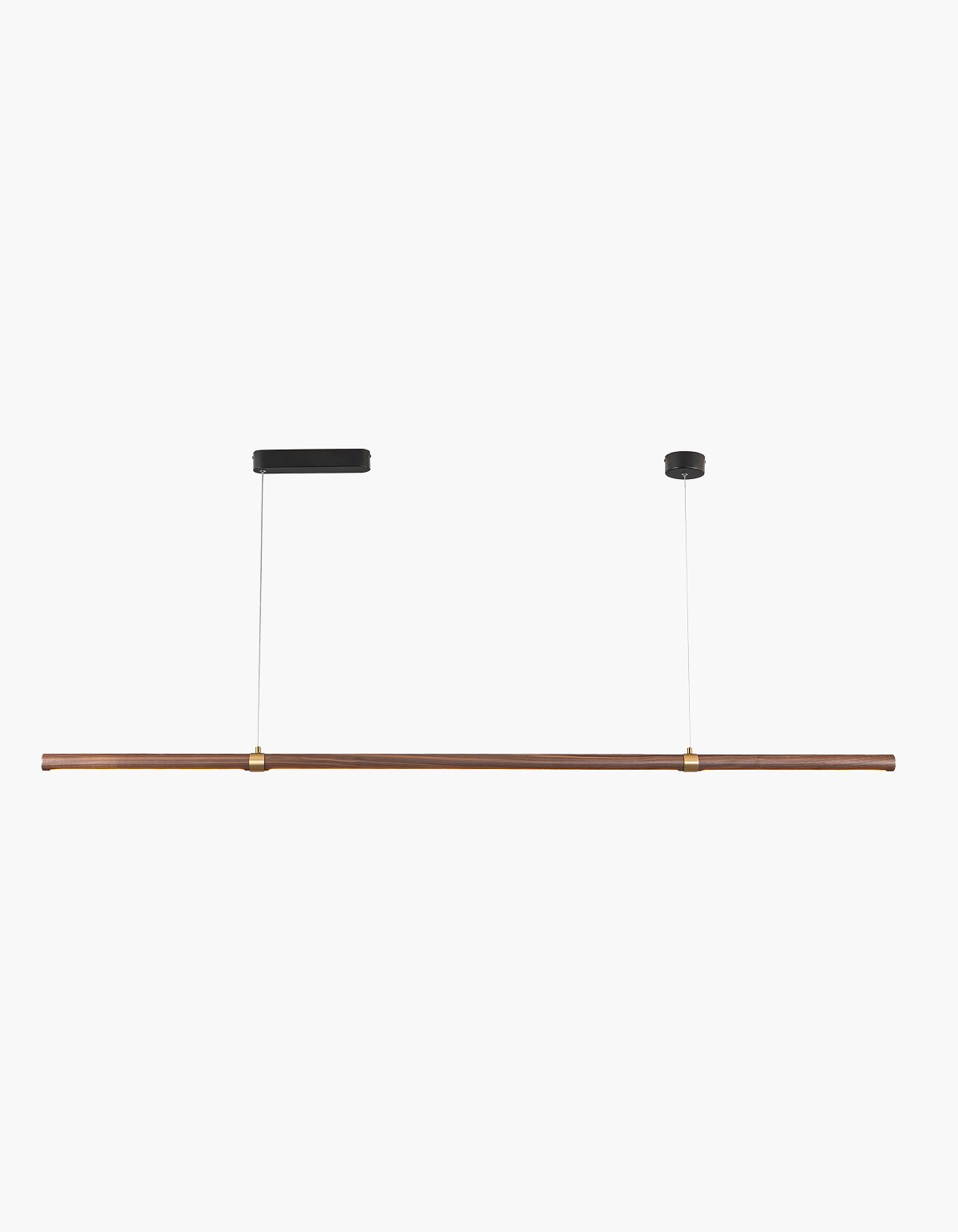Rowan 48-in. Linear Chandelier - Dark Walnut#Finish_Dark Walnut