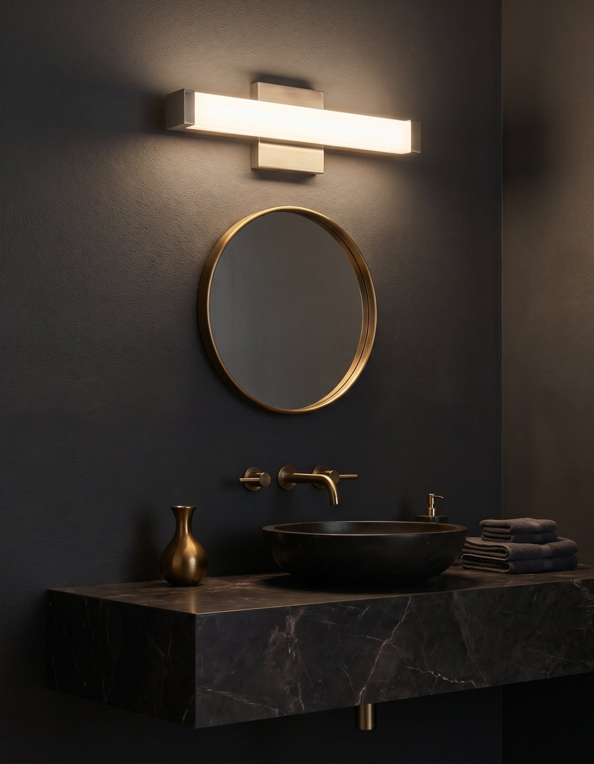 Vista Linear Vanity Light - Brushed Nickel / 18 in#Finish_Brushed Nickel#Size_18 in
