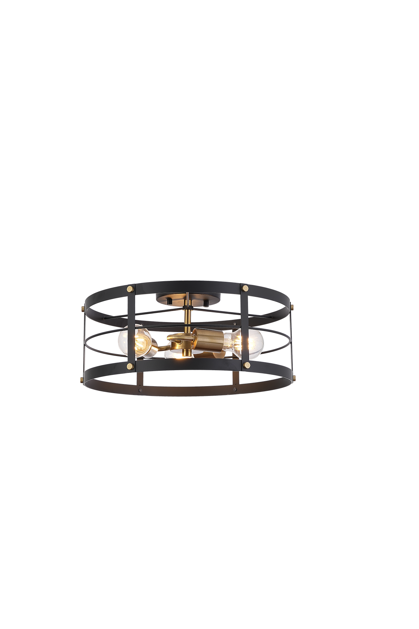 GRIDLOCK 3-Light Flush Mount