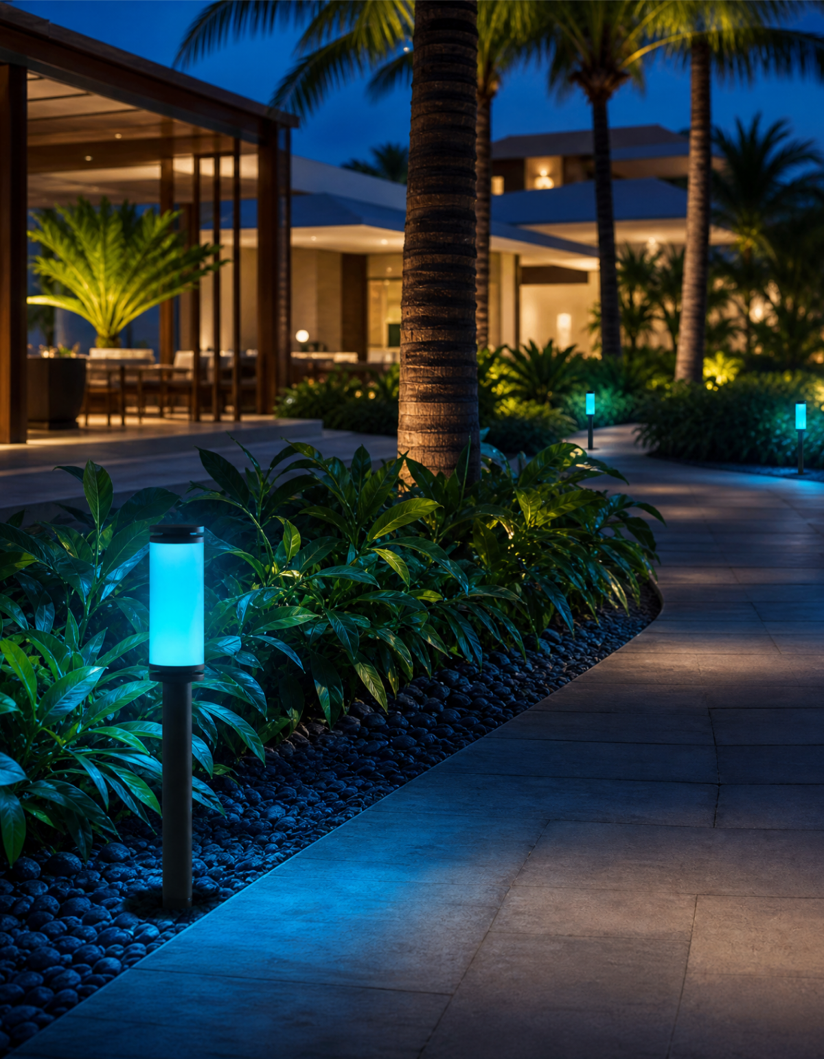 Silva RGB Bollard - LBO-NMB1BLRGB