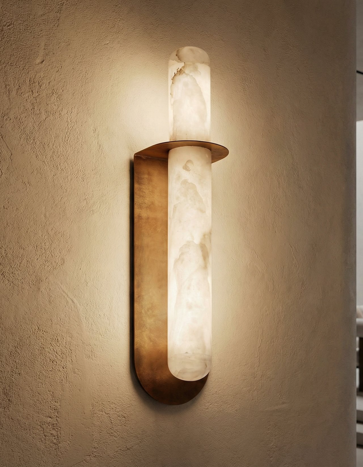 ALBA 20" Indoor Wall Sconce - Antique Brass#Finish_Antique Brass