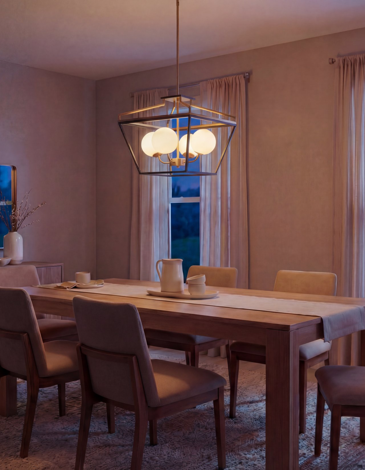 Sorelle 4-Light Pendant - SORL-P4-SGBK