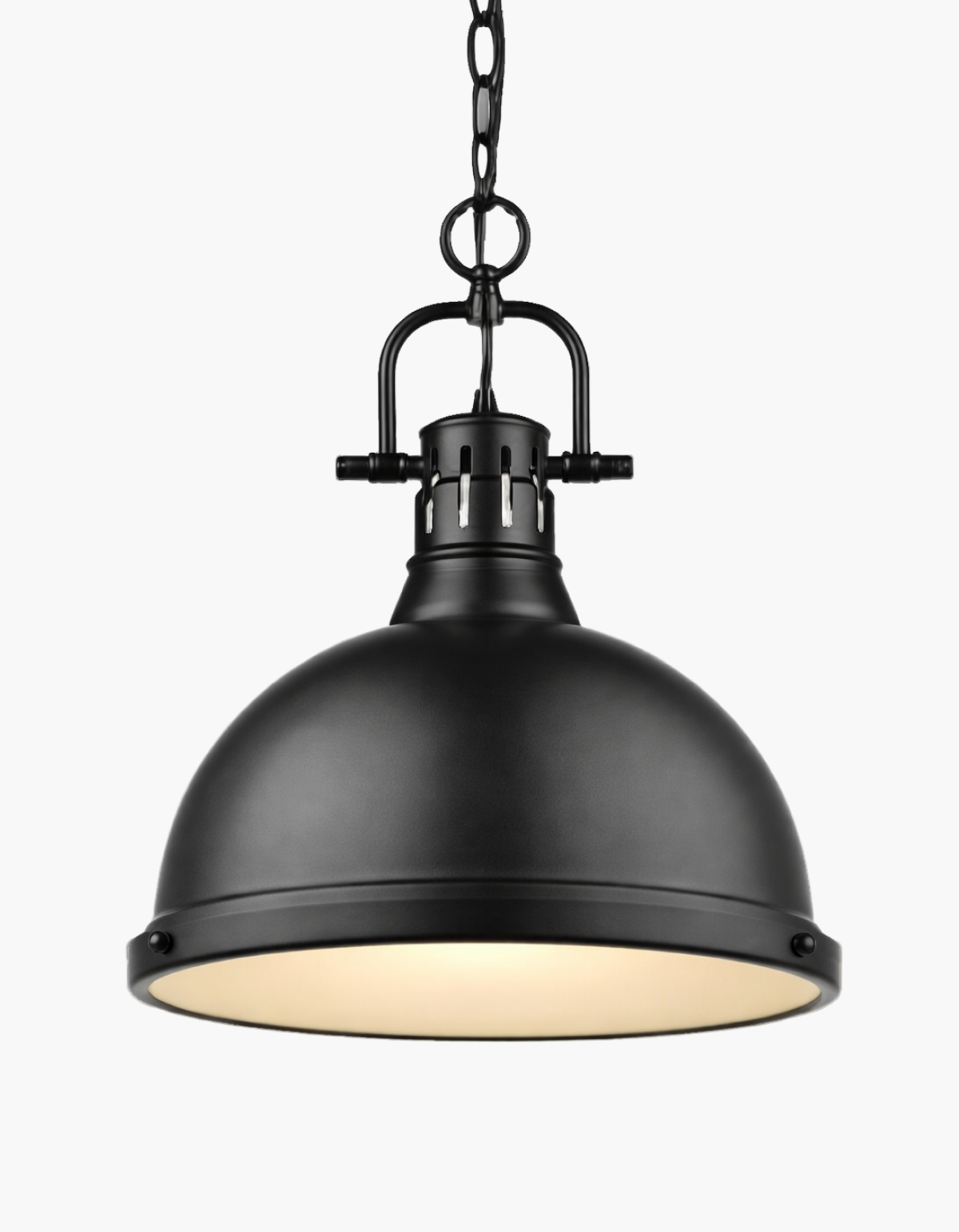 Foundry Single Pendant - Black#Finish_Black