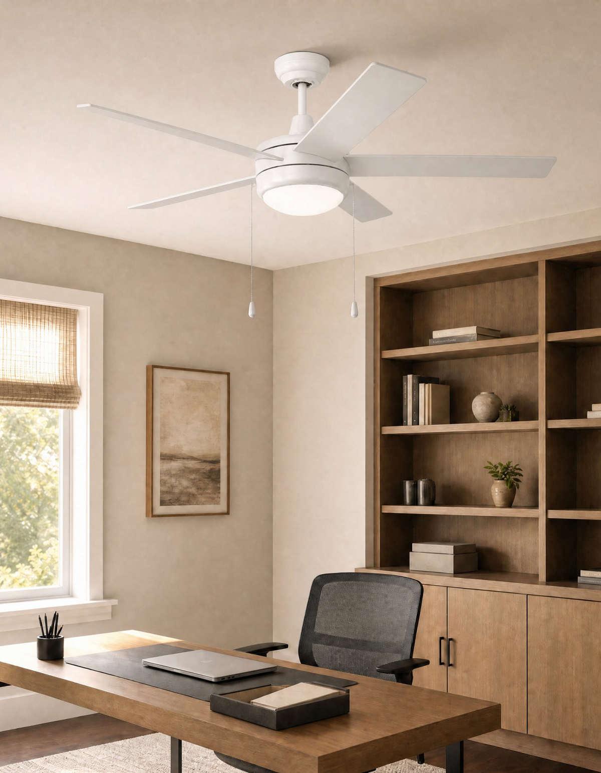 COBIA 52" 5-Blade Cobia Ceiling Fan - Matte White#Finish_Matte White