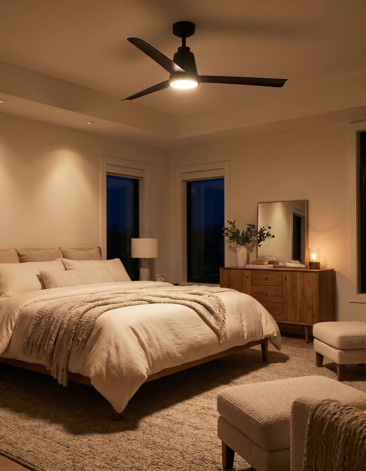 Solo 52-in. Ceiling Fan - Black#Finish_Black