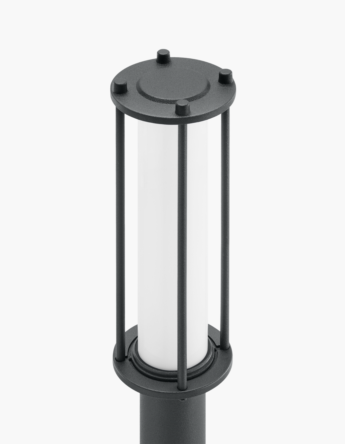EVENING 14.1-in. Bollard – Black (120 lm) - Black#Finish_Black