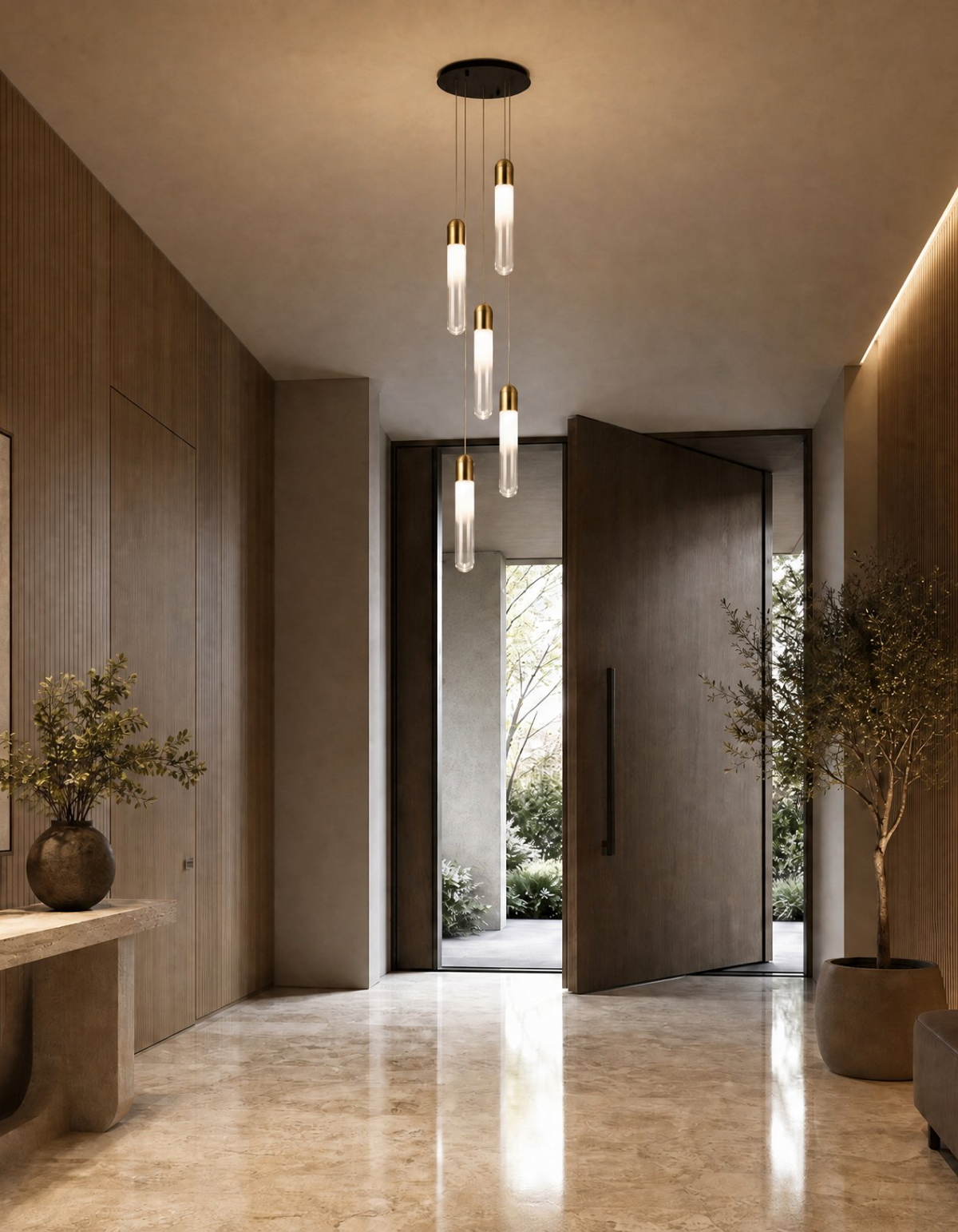 Hawthorne 5-Light Pendant - HWTHN-MLP5-16-SGF