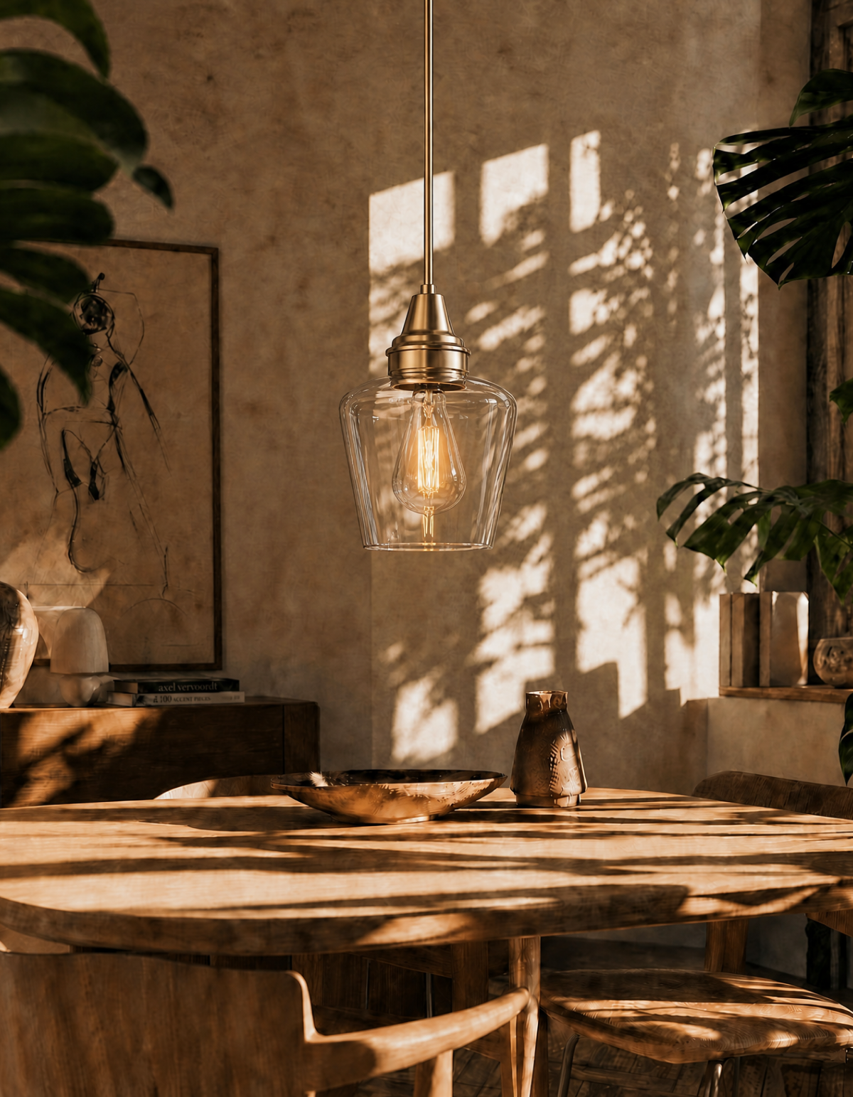 GILA 1-Light Pendant - Brushed Nickel#Finish_Brushed Nickel