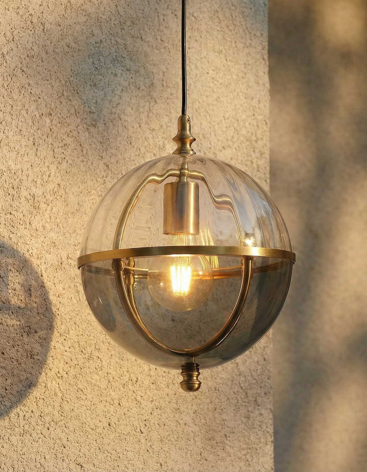 Calder 11-in. 1-Light Pendant - Tinted Glass#Glass_Tinted Glass