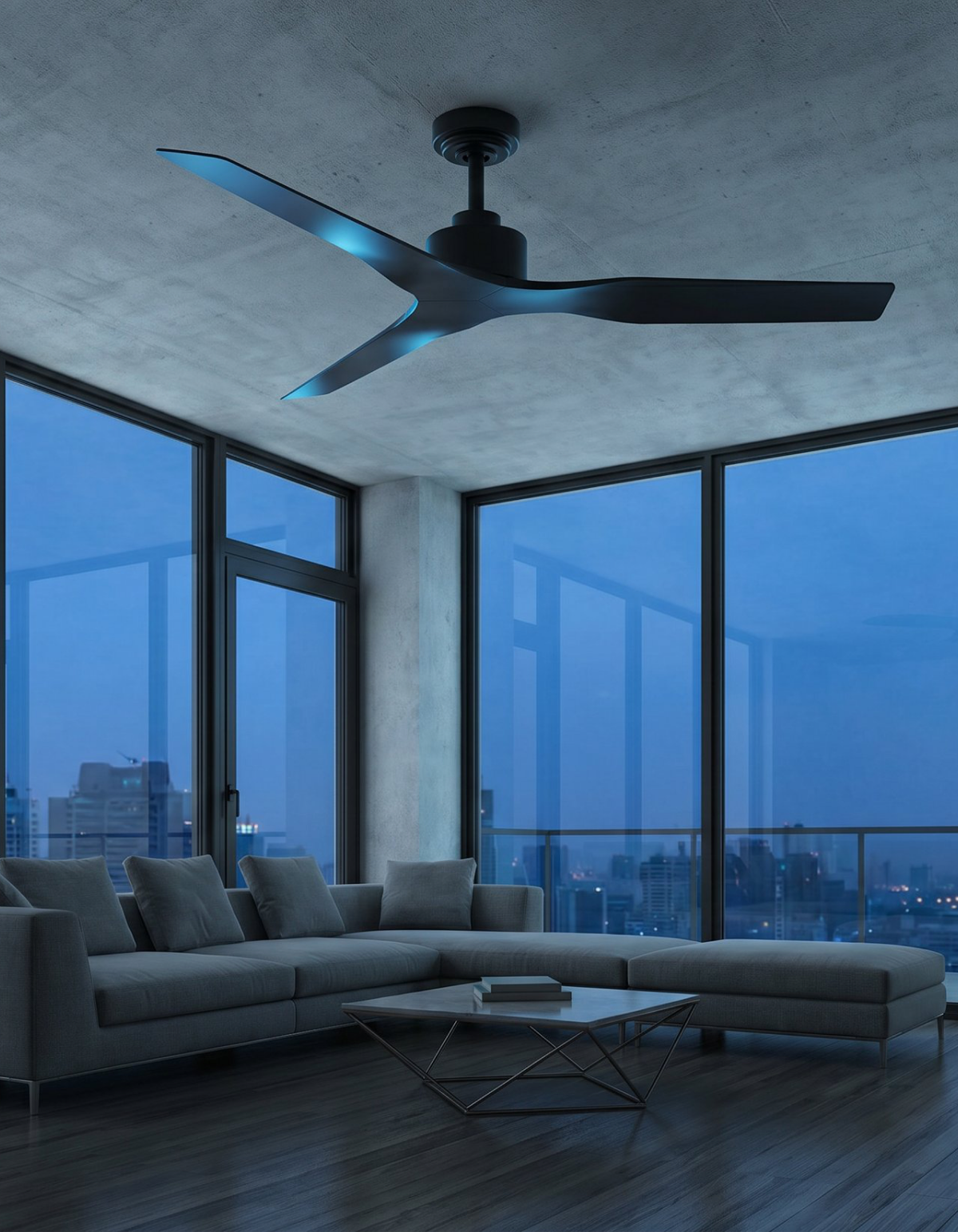 Skylark 52-in. Ceiling Fan - Black#Finish_Black