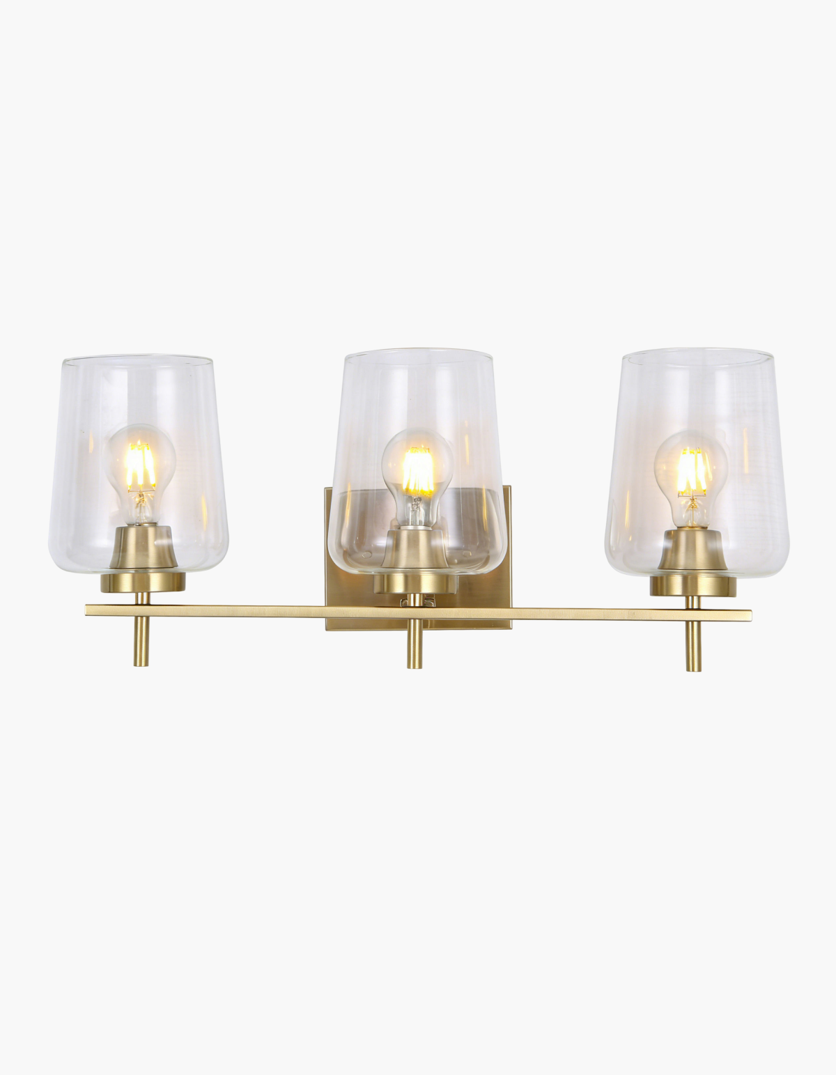 GILA 3-Light Vanity - Satin Gold#Finish_Satin Gold