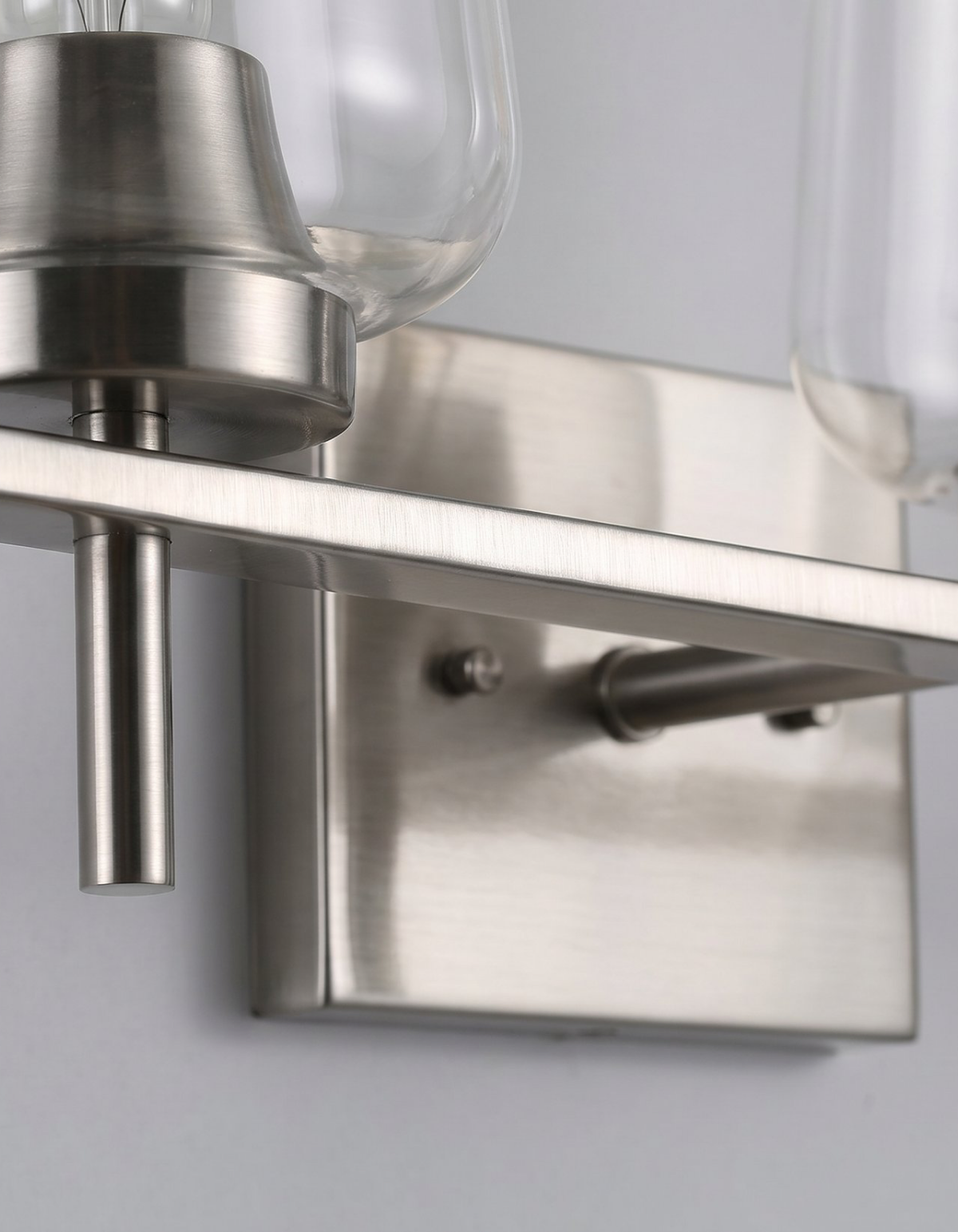 GILA 2-Light Vanity - Brushed Nickel#Finish_Brushed Nickel