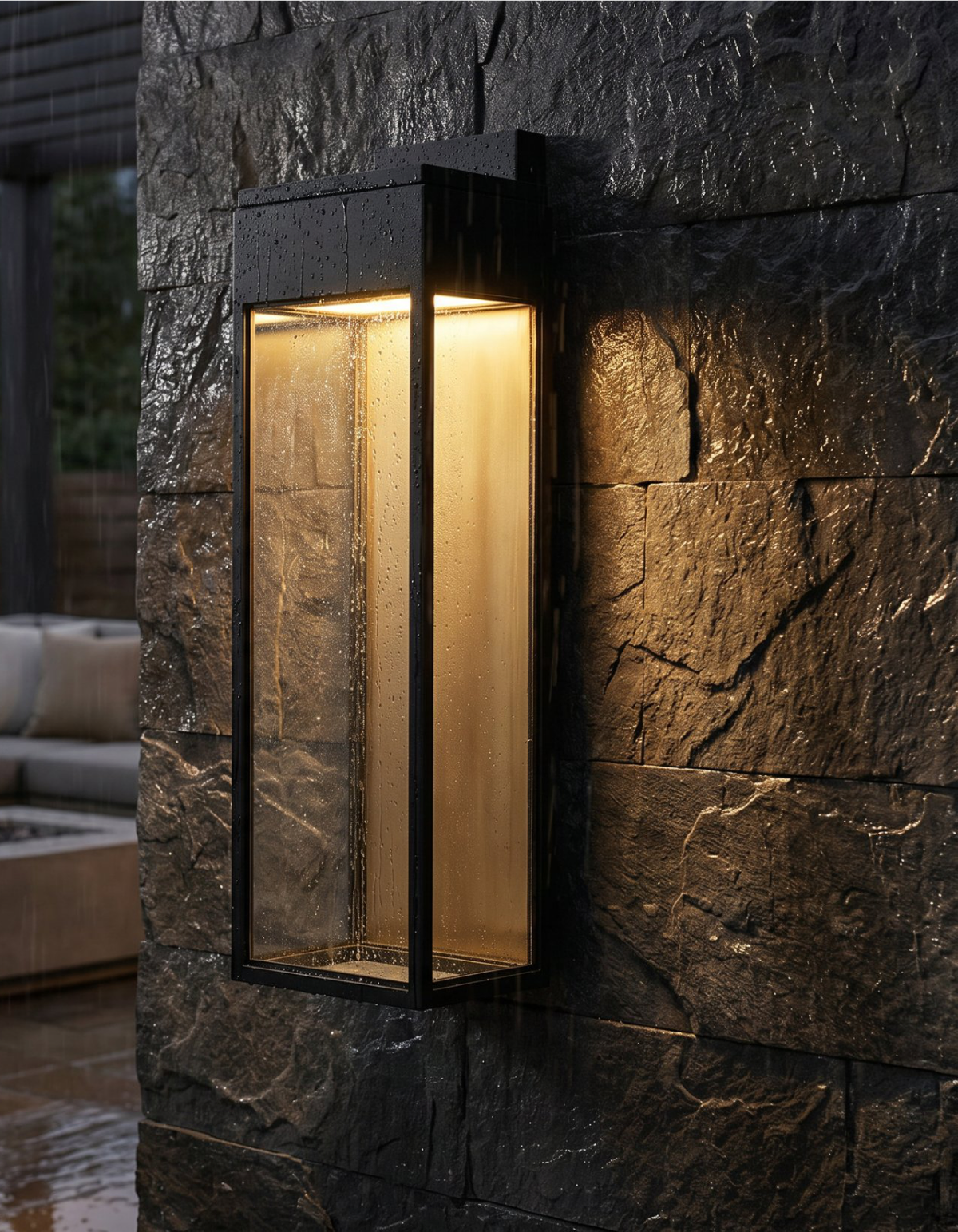 Solaire Outdoor Wall Lantern - 24 in#Size_24 in
