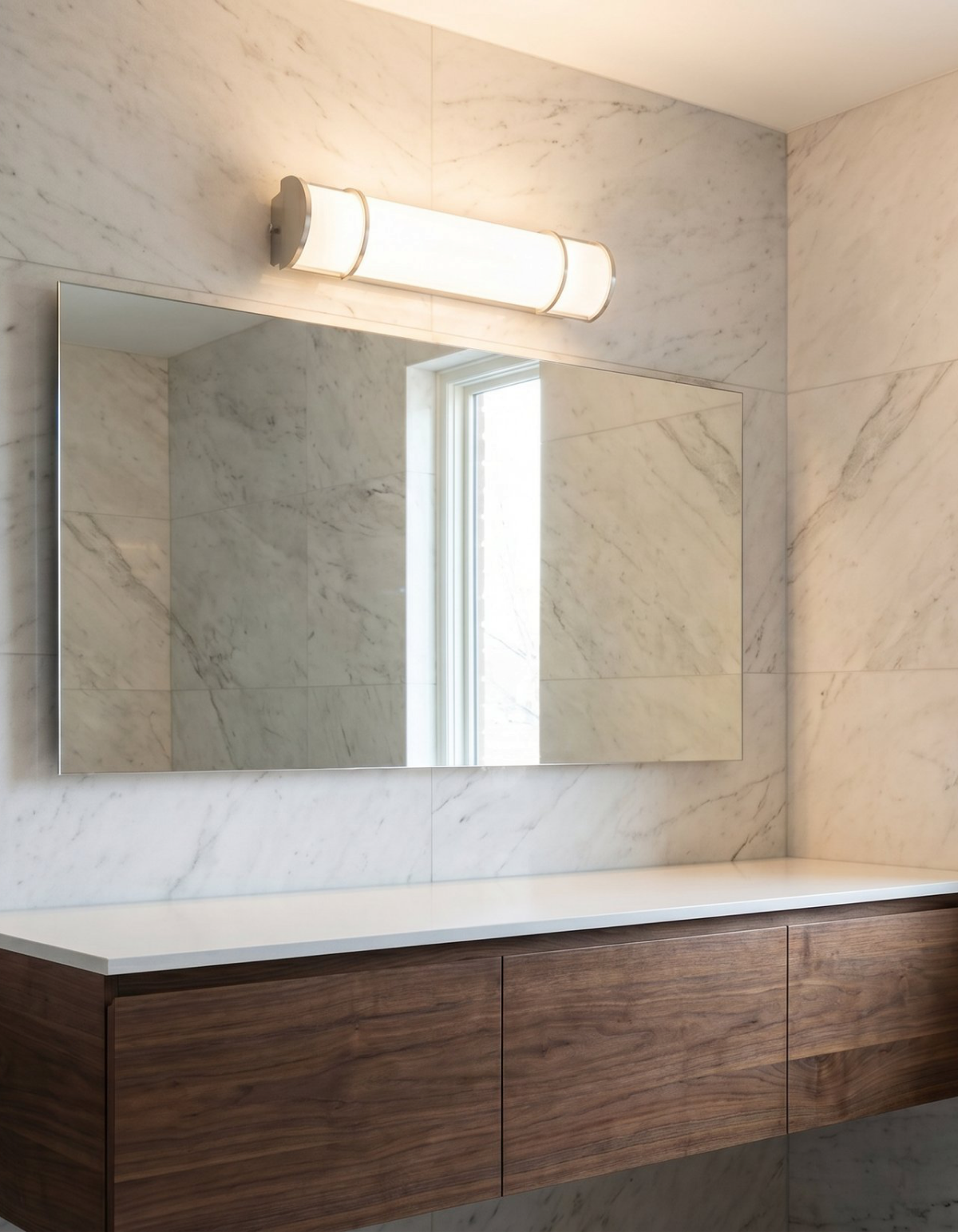 DAWN 18" LED Linear Vanity - Brushed Nickel#Finish_Brushed Nickel